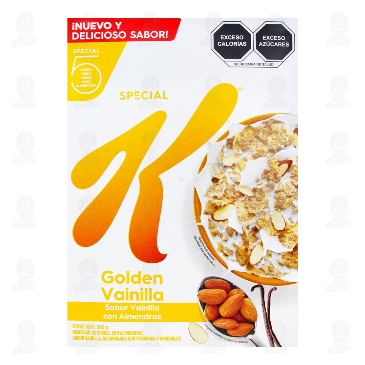 Cereal Special K Golden Vainilla con Almendras, 380 gr. image number 1