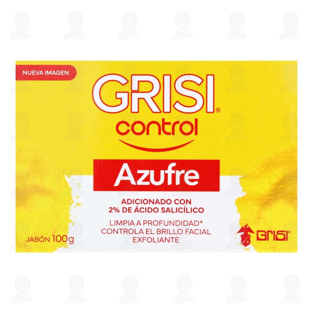 Jab&oacute;n de Azufre Grisi Control con &Aacute;cido Salic&iacute;lico, 100 gr. image number 1