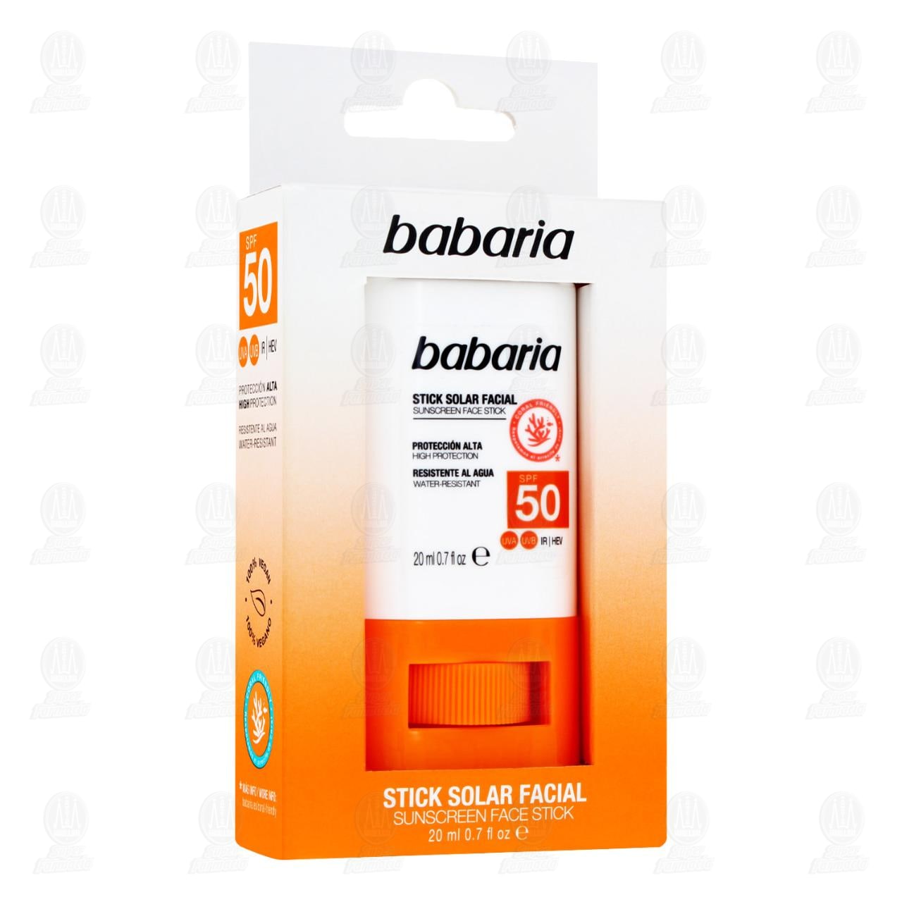 Imagen para Babaria Stick Solar Facial SPF 50, 20 ml.