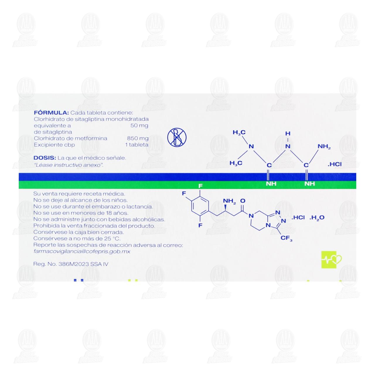 Neositamet Duo 50mg/850mg, 28 Tabletas. image number 2