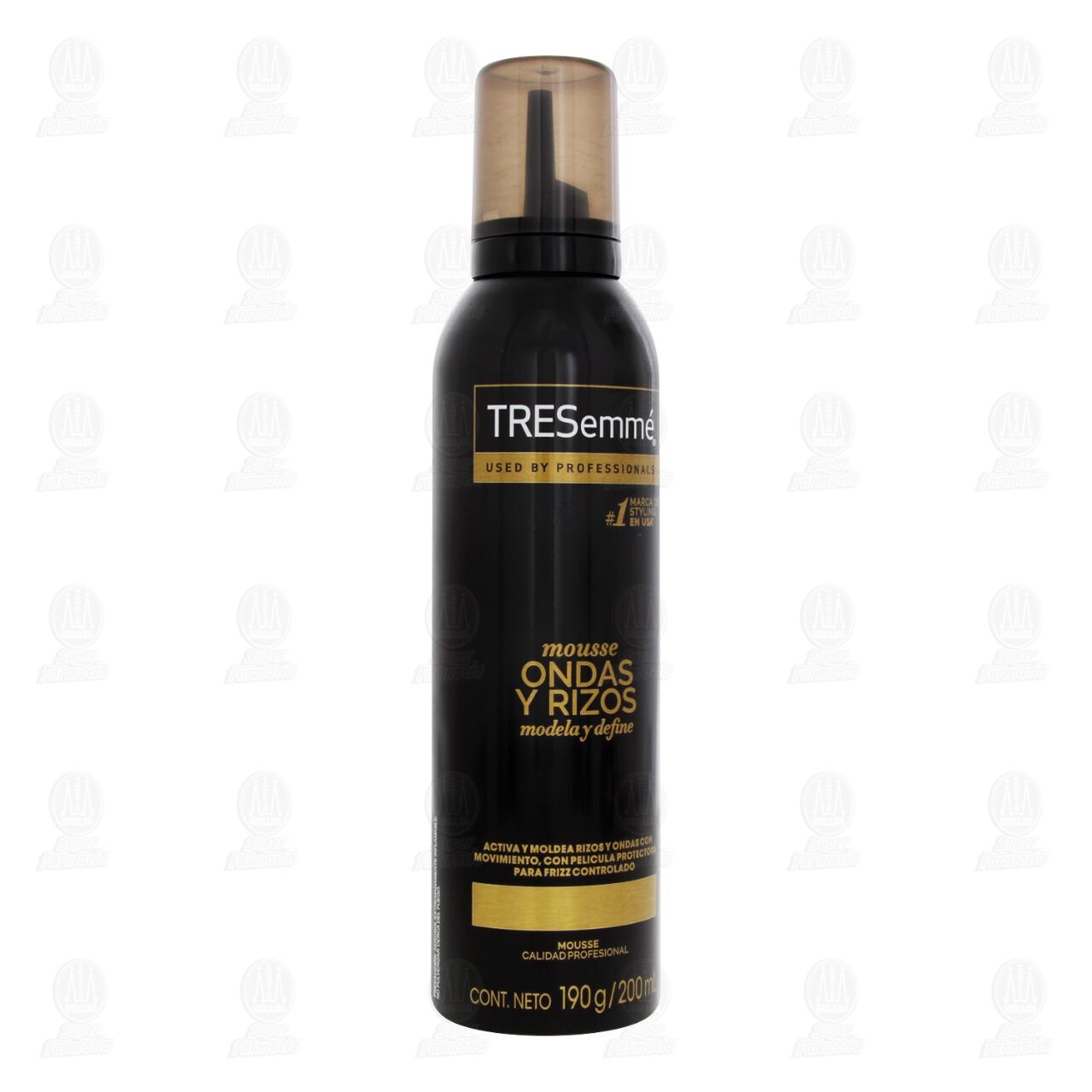 Mousse para Cabello Tresemm&eacute; Ondas y Rizos, 200 ml. image number 0