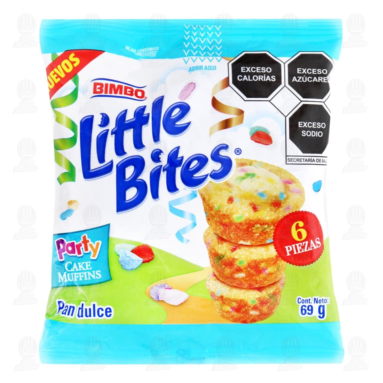 Imagen para Pan Dulce Bimbo Little Bites Party Cake Muffins, 69 gr.