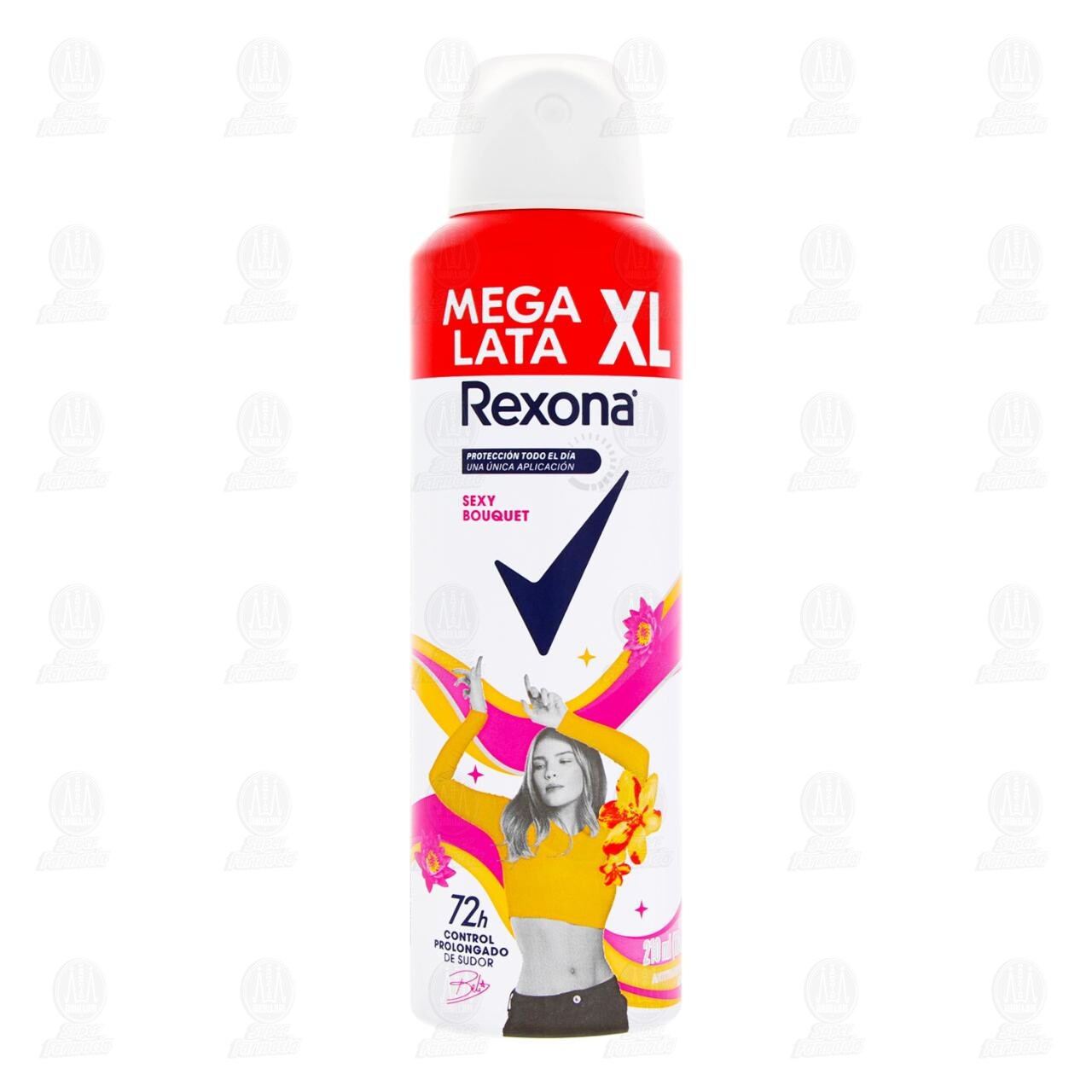 Antitranspirante Rexona Sexy Bouquet XL en Aerosol, 210 ml. image number 1
