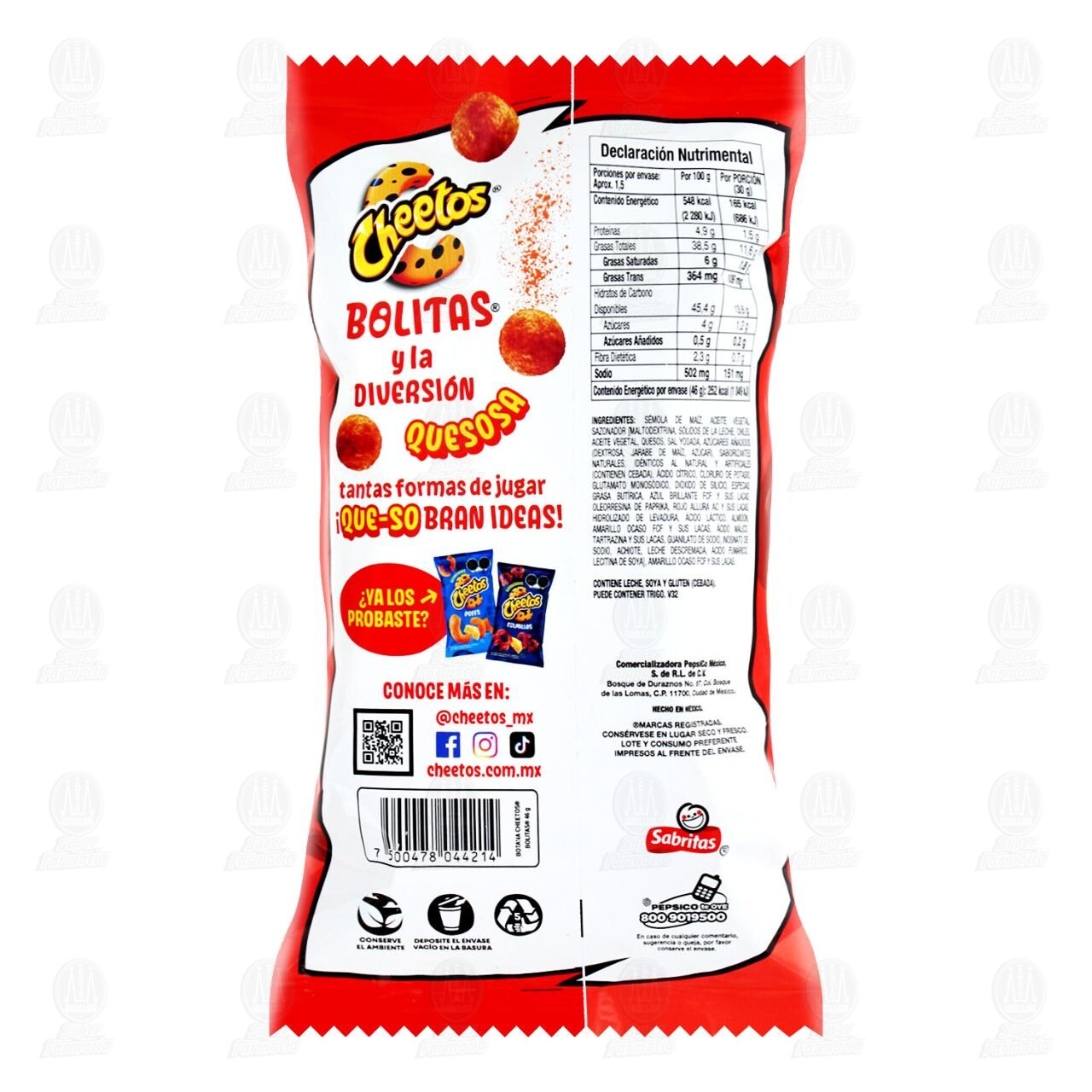 Botana Cheetos Bolitas, 46 gr. image number 1