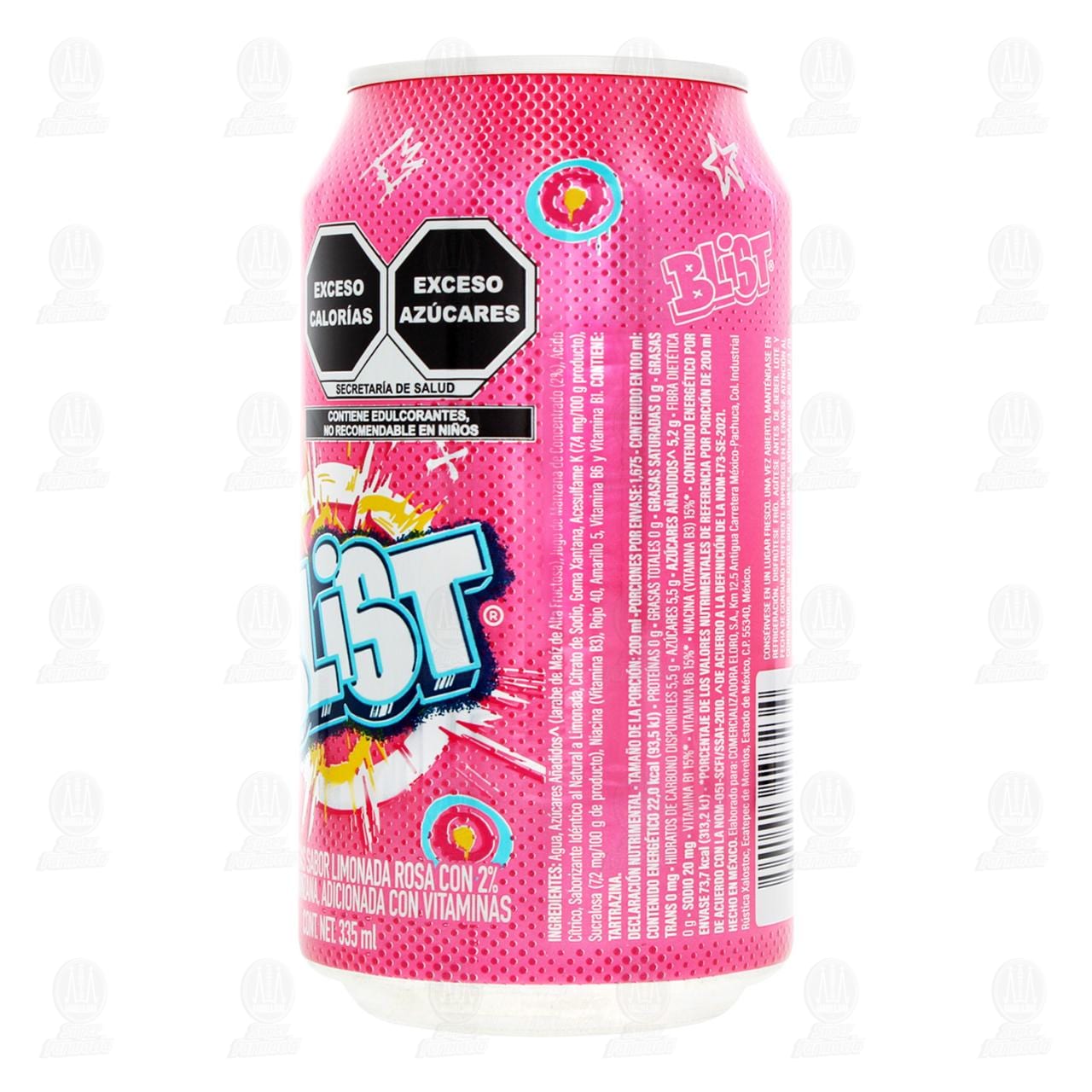 Bebida Blist Sabor Limonada Rosa, 335 ml. image number 2