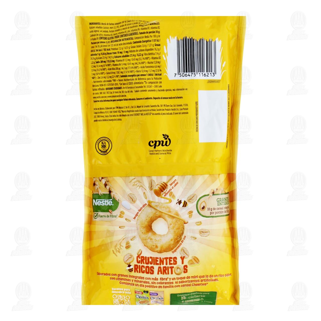 Cereal Nestl&eacute; Cheerios Miel, 100 gr. image number 1