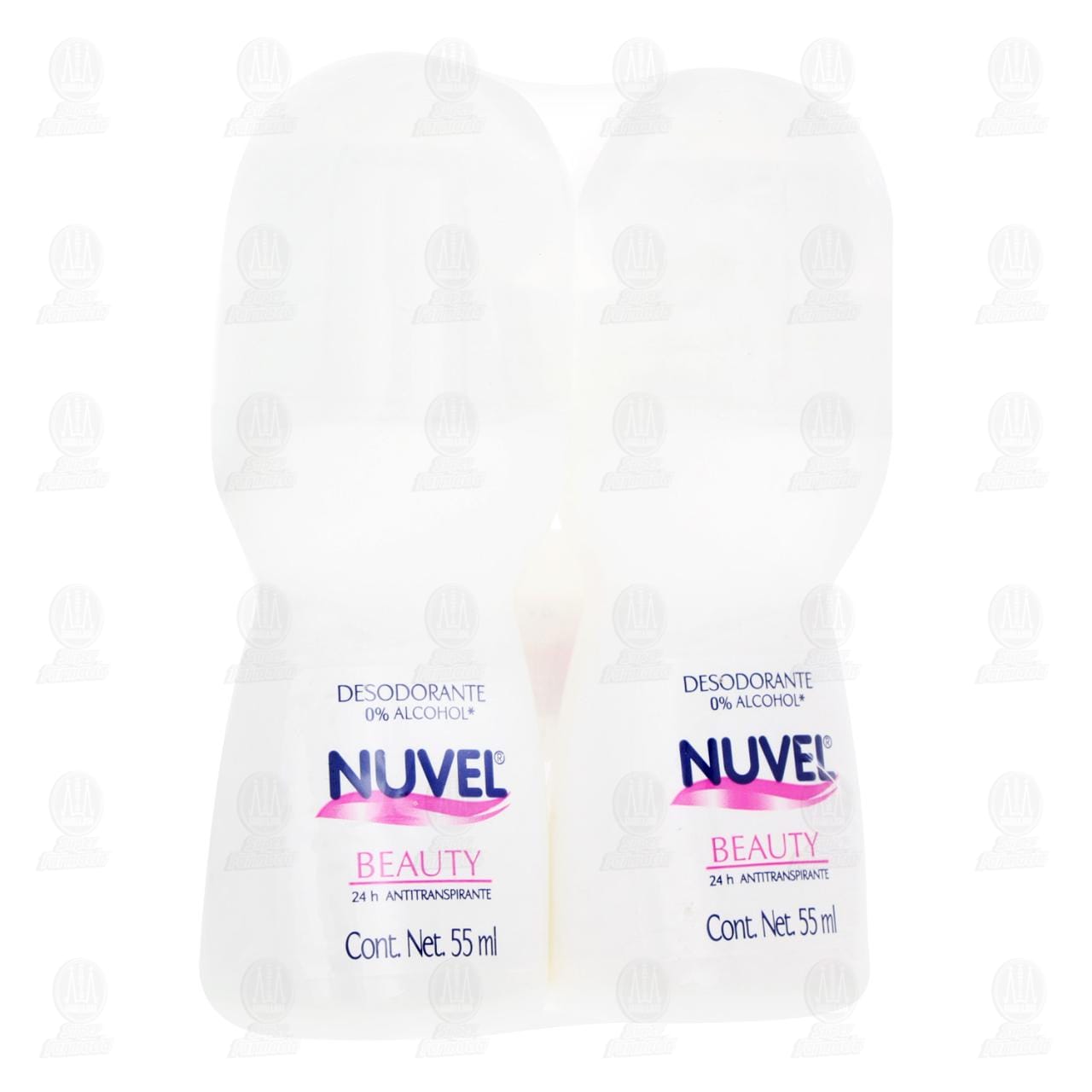 Imagen para Pack Antitranspirante Nuvel Beauty en Roll-On 55 ml, 2 pzas.