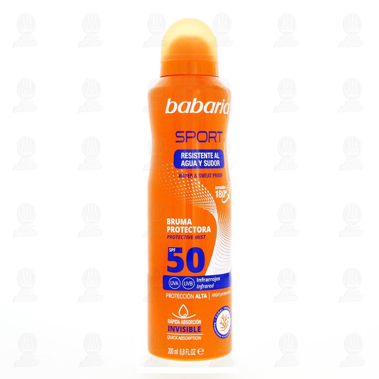 Imagen para Babaria Sport Bruma Protectora Invible SPF 50 en Aerosol, 200 ml.