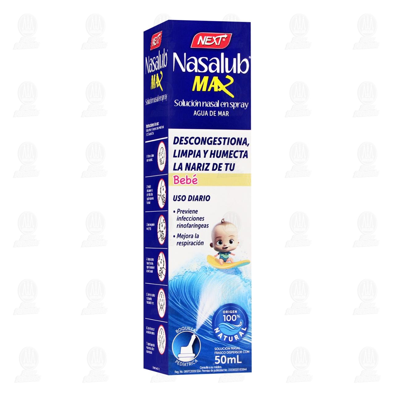 Imagen para Nasalub Bebé Max Solución Nasal Spray, 50 ml.