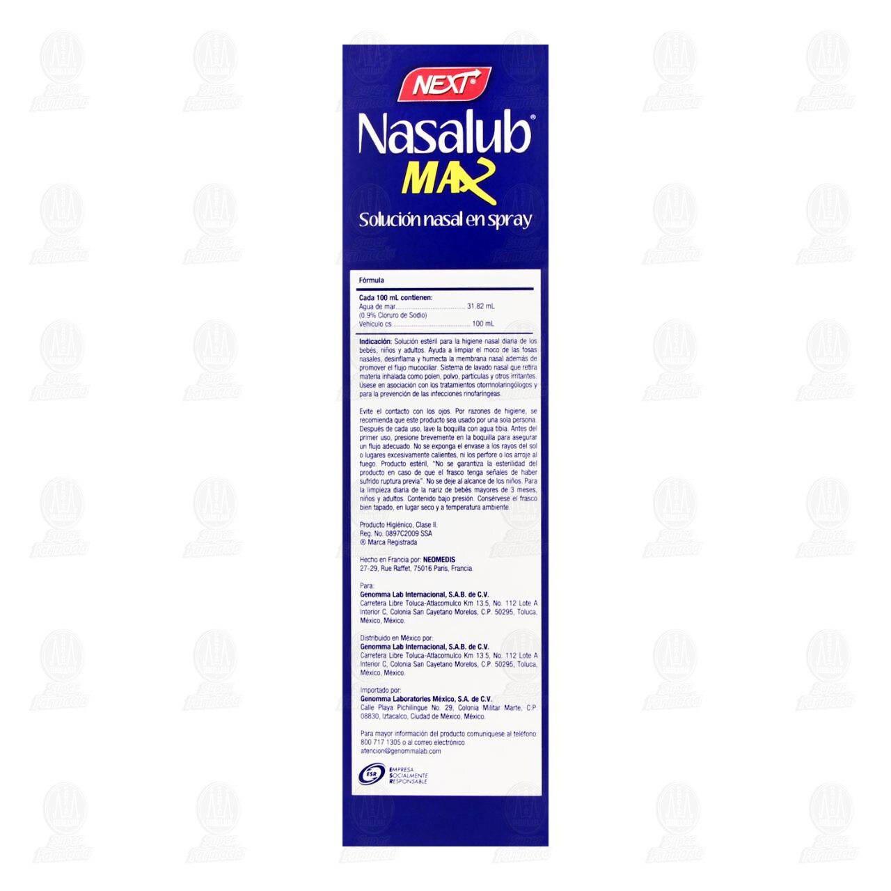 Nasalub Beb&eacute; Max Soluci&oacute;n Nasal Spray, 50 ml. image number 2
