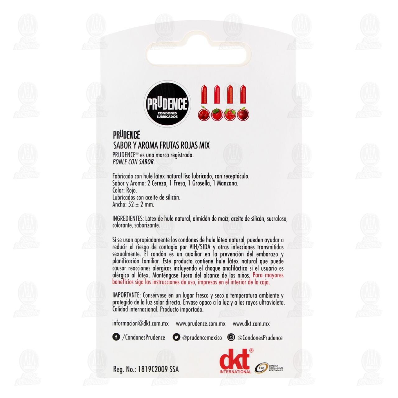 Prudence Sabor y Aroma Frutas Rojas Mix, 5 pzas. image number 2