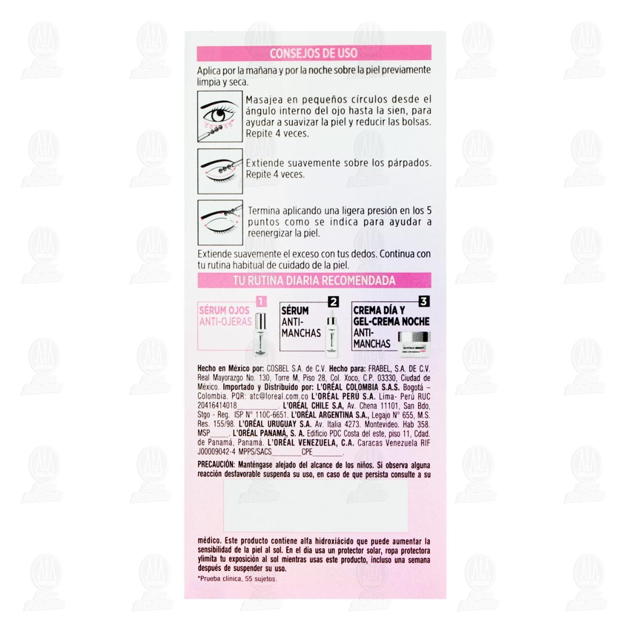 S&eacute;rum Ojos L'Or&eacute;al Paris Glycolic-Bright Anti-Ojeras, 20 gr. image number 2