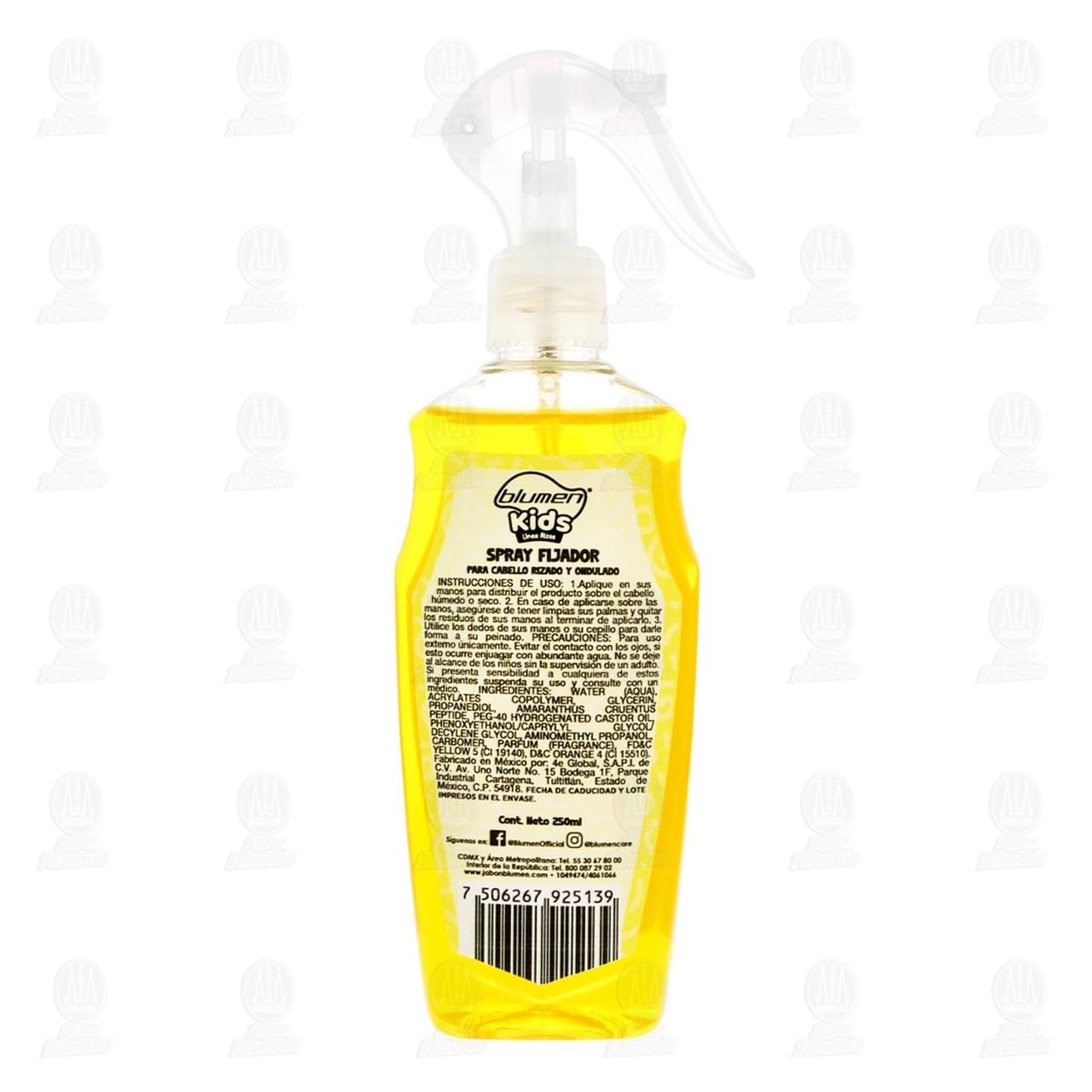 Spray Fijador Blumen Kids para Cabello Rizado y Ondulado, 250 ml. image number 2