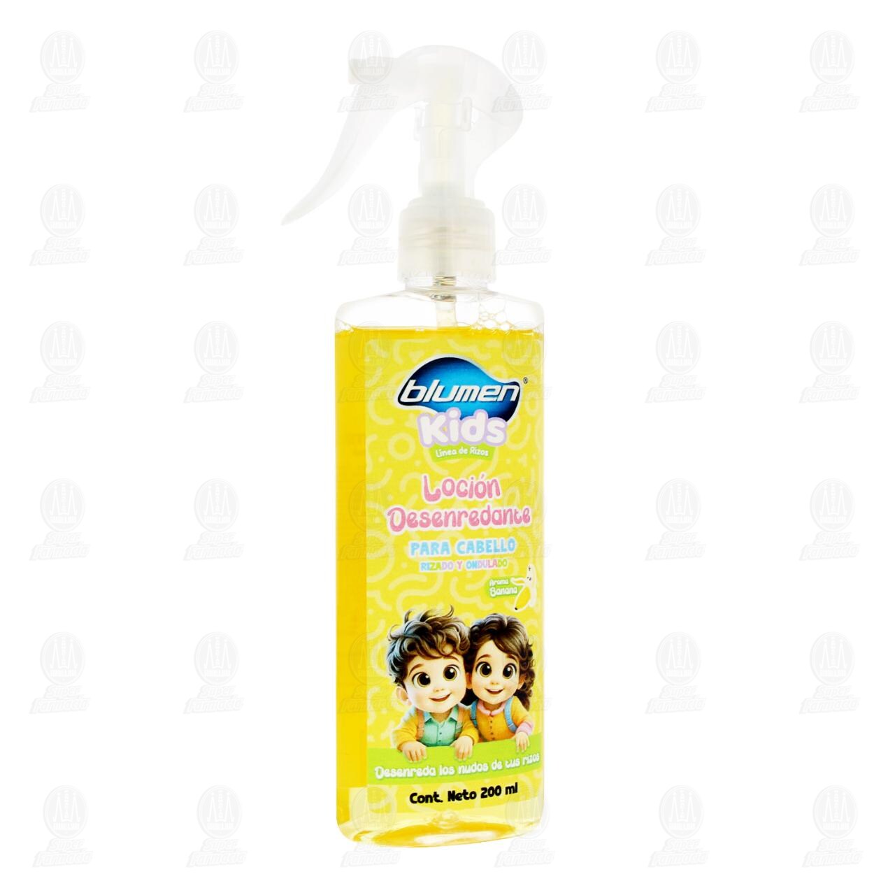 Loci&oacute;n Desenredante Blumen Kids para Cabello Rizado y Ondulado, 200 ml. image number 0