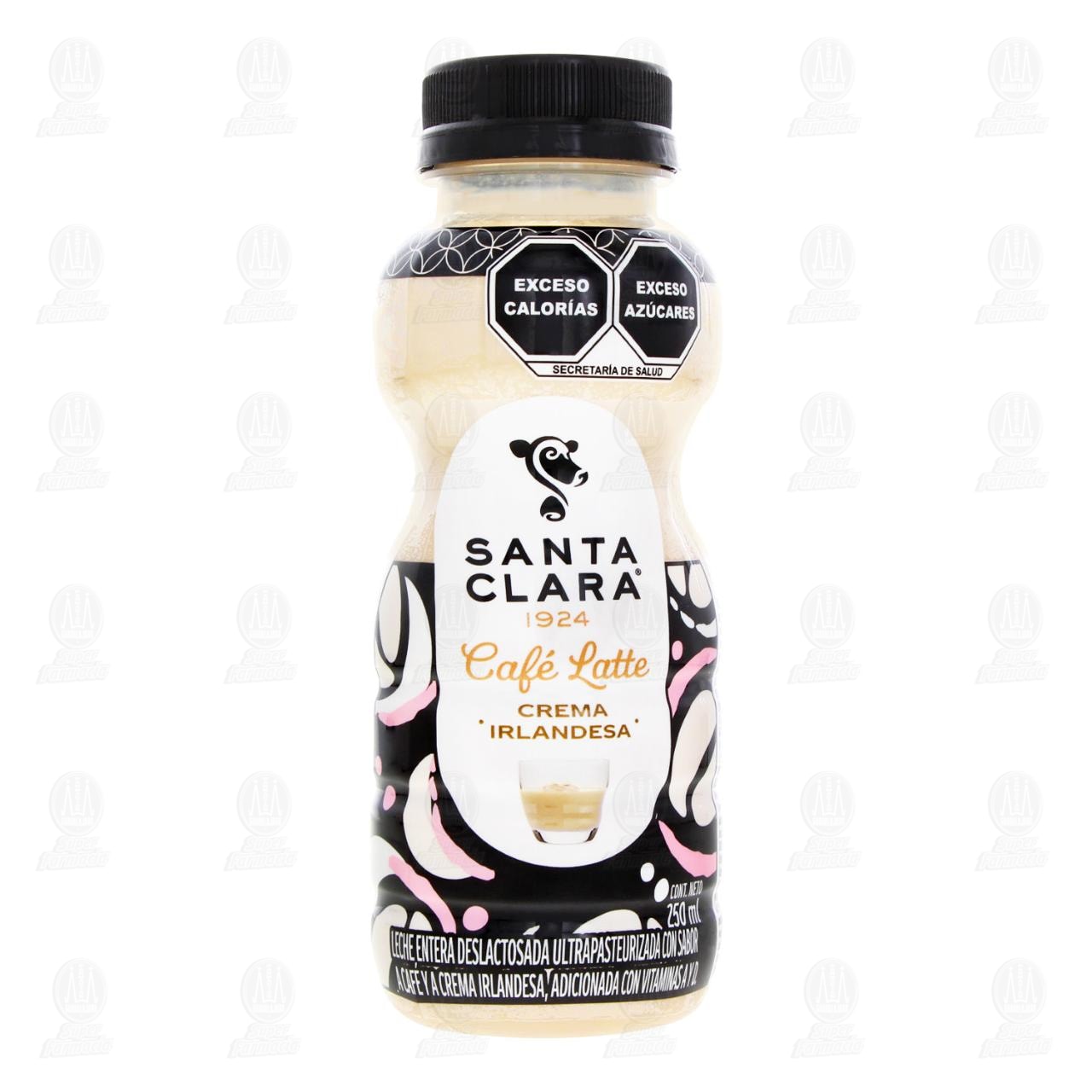 Leche Entera Santa Clara Caf&eacute; Latte Crema Irlandesa, 250 ml. image number 1