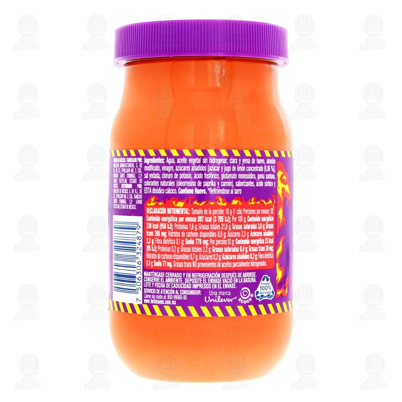 Aderezo Hellmann's Flamín Hot, 390 gr. image number 2