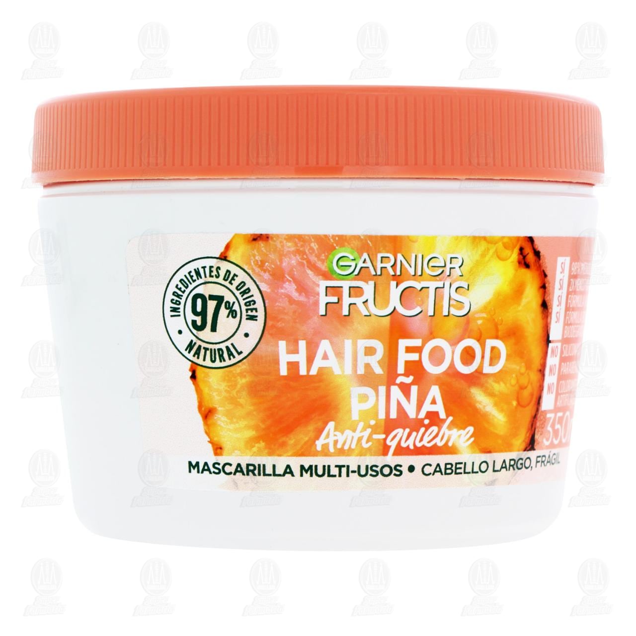 Imagen para Mascarilla Multi-Usos para el Cabello Garnier Fructis Hair Food Piña Anti-Quiebre, 350 ml.