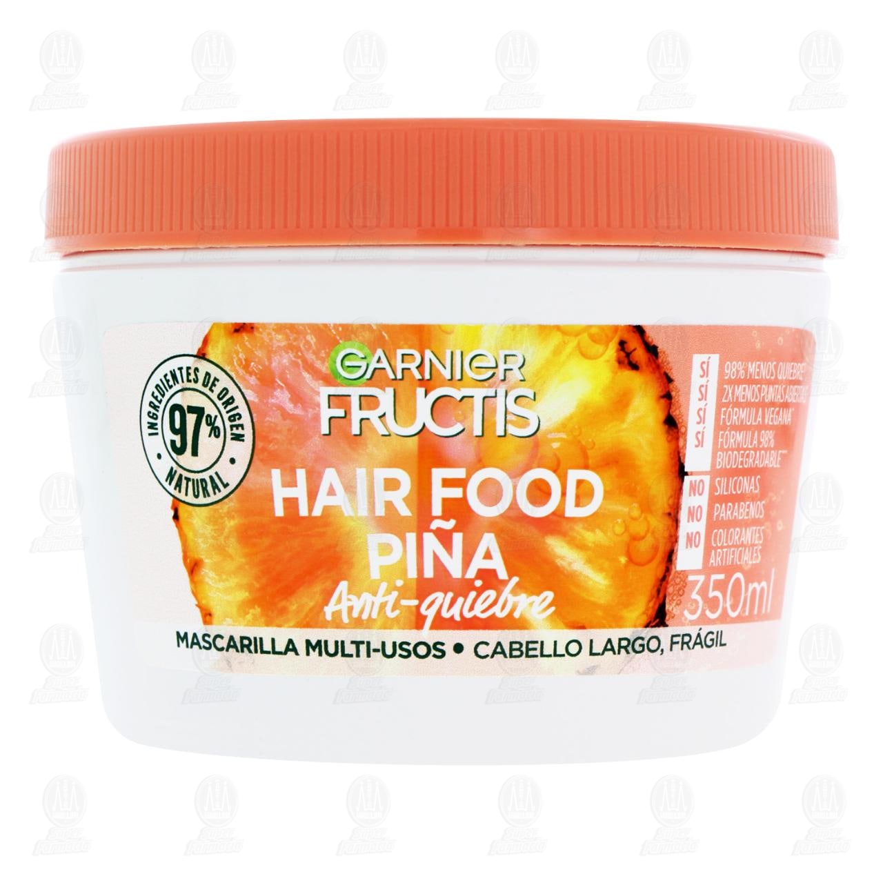 Mascarilla Multi-Usos para el Cabello Garnier Fructis Hair Food Pi&ntilde;a Anti-Quiebre, 350 ml. image number 1
