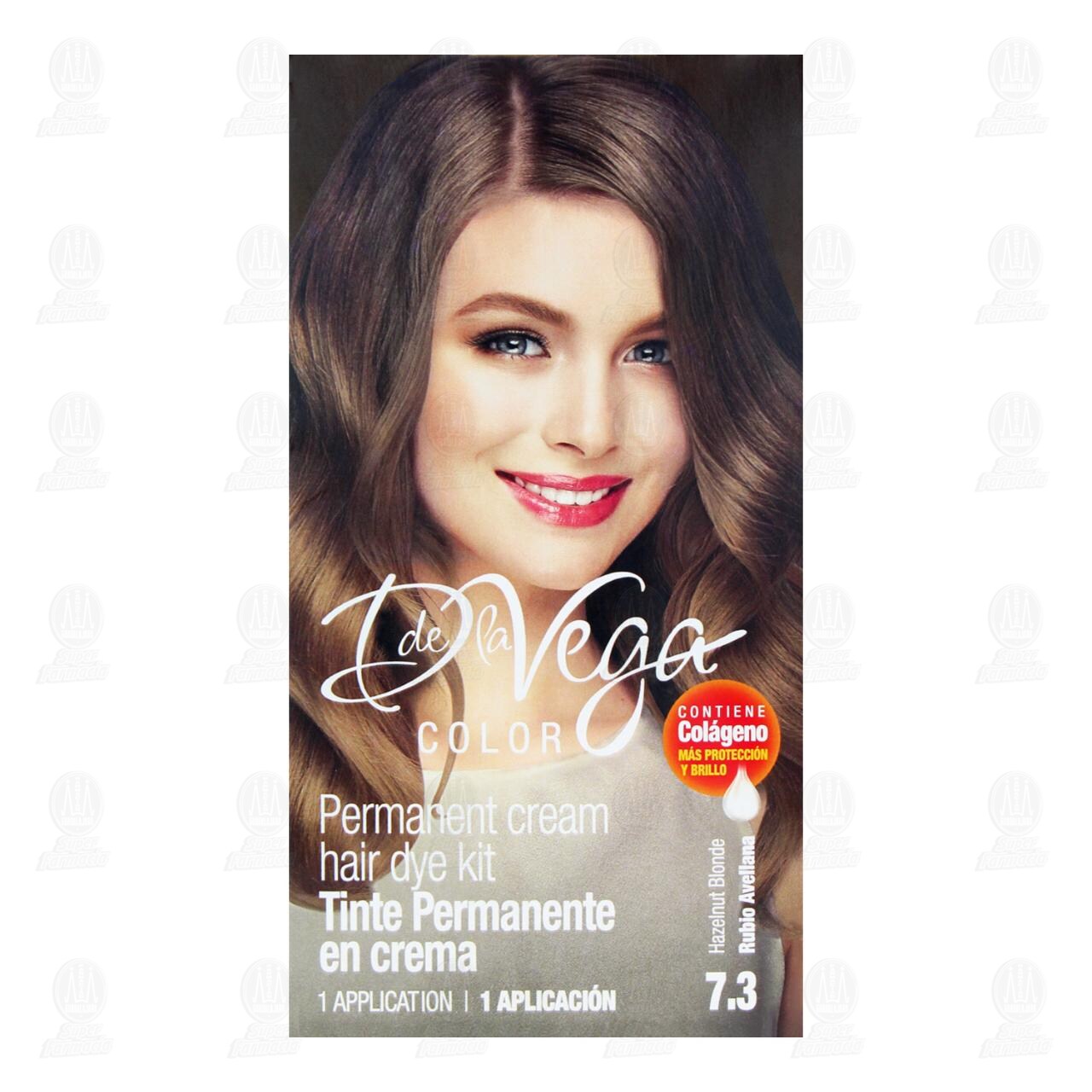 Tinte D de la Vega Color Rubio Avellana 7.3, 1 pz. image number 1