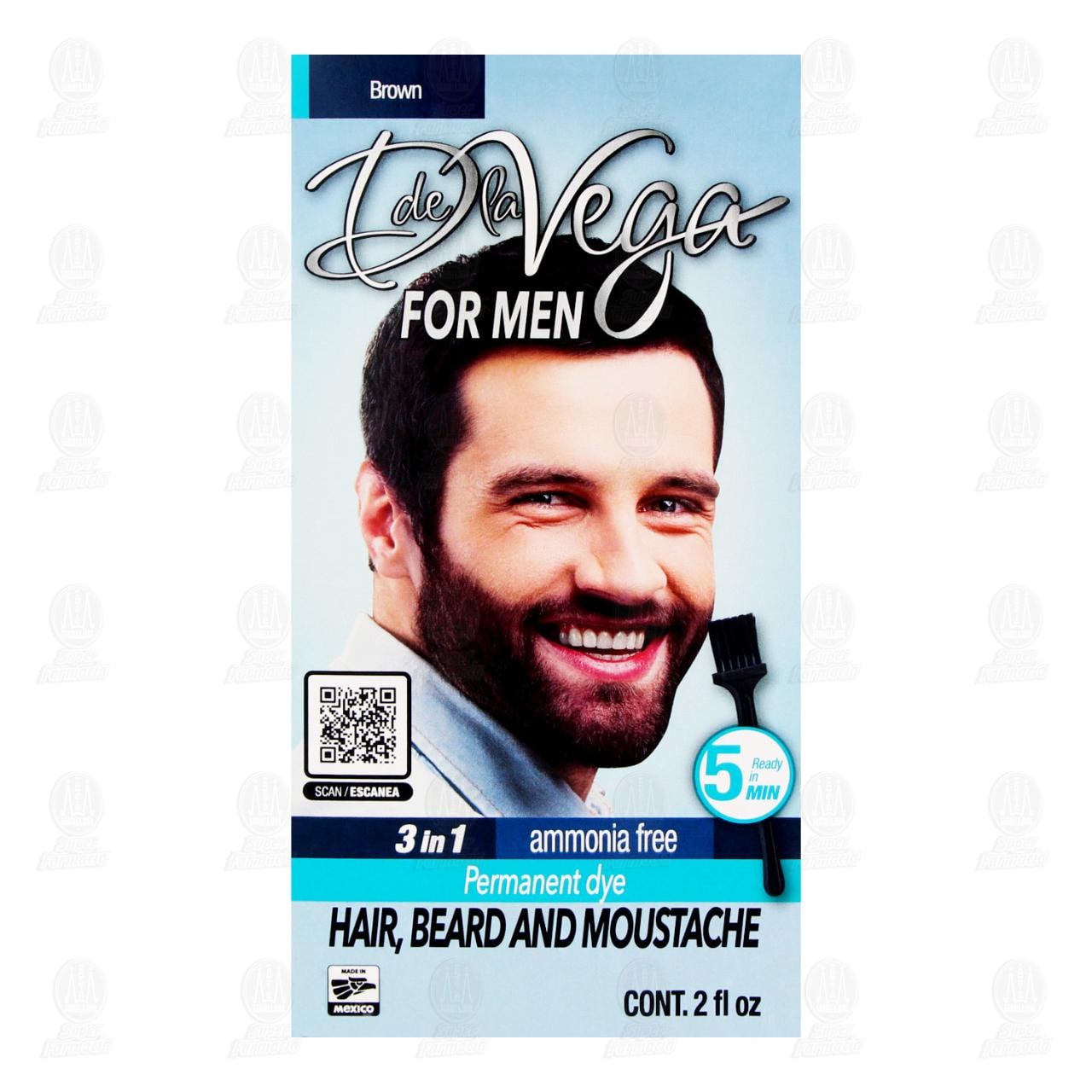 Tinte D de la Vega For Men Casta&ntilde;o, 1 pz. image number 1