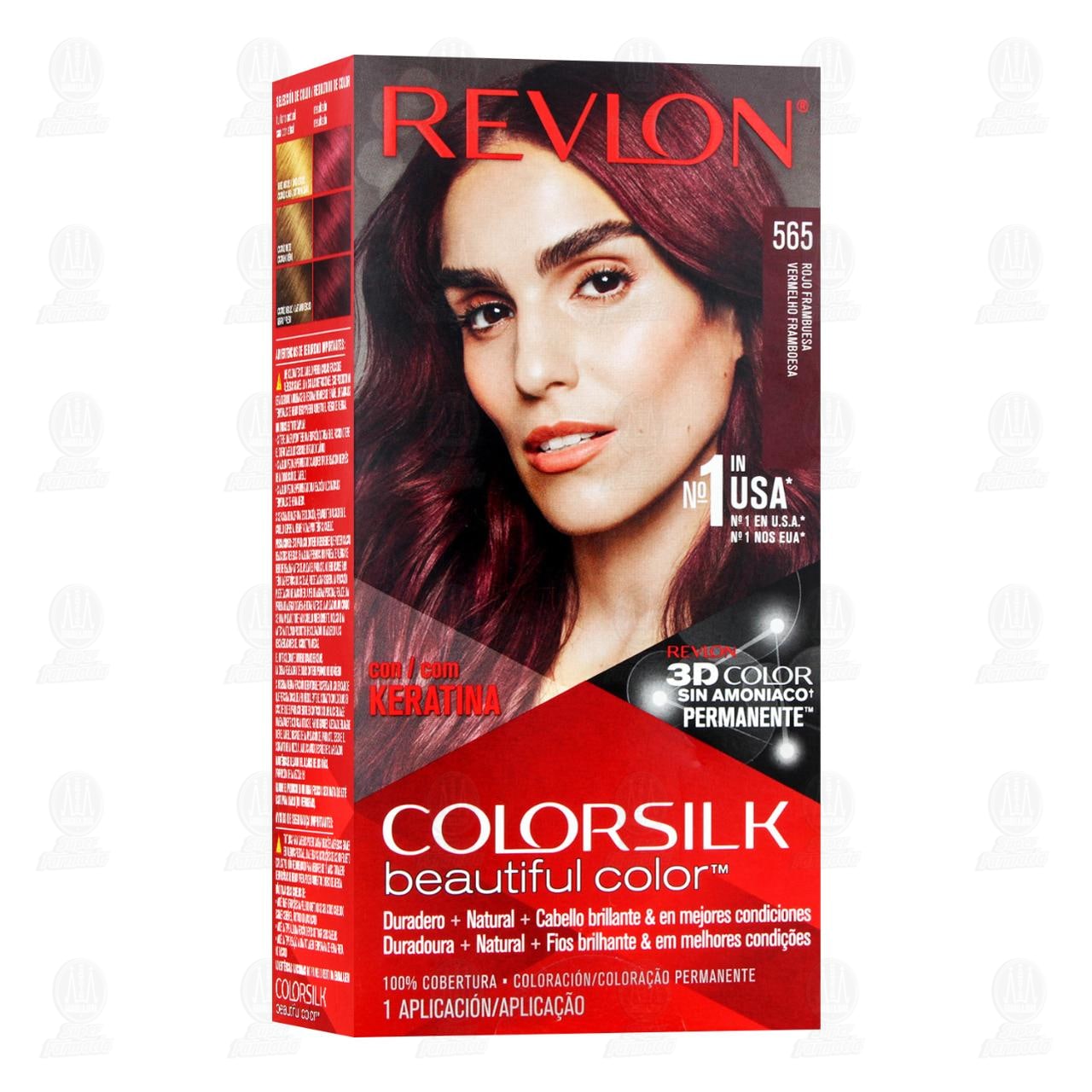 Tinte Revlon Colorsilk Beautiful Color Rojo Frambuesa (565), 1 pz. image number 0