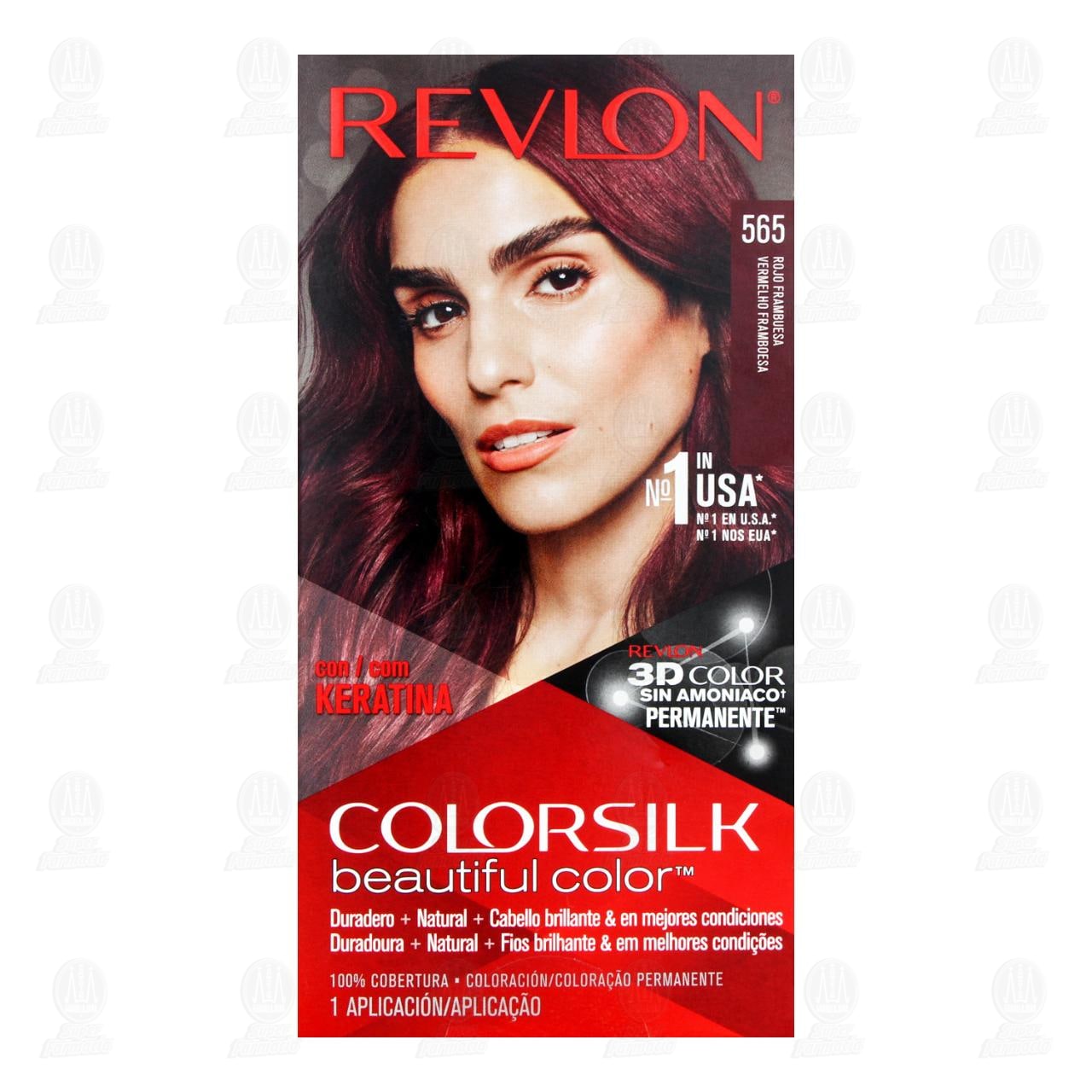Tinte Revlon Colorsilk Beautiful Color Rojo Frambuesa (565), 1 pz. image number 1