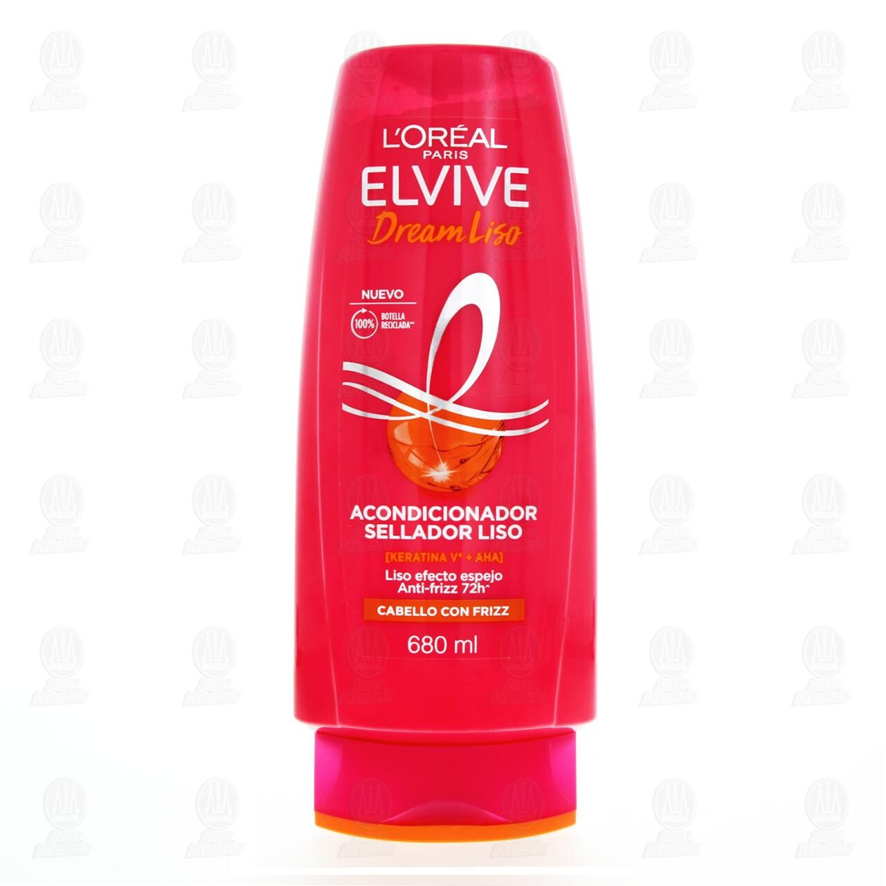 Acondicionador Elvive Dream Liso Cabello con Frizz, 680 ml. image number 1