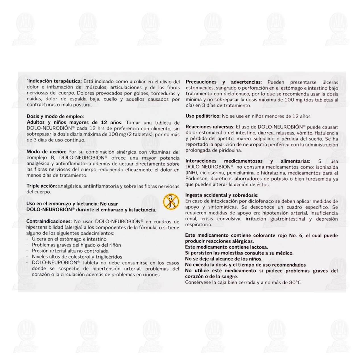 Dolo-Neurobi&oacute;n, 20 Tabletas. image number 2