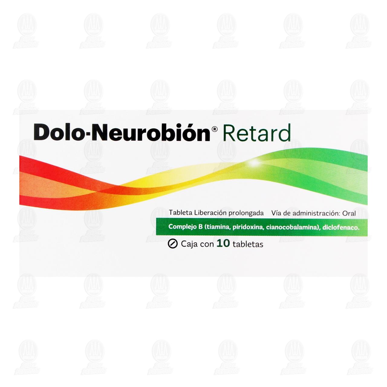 Dolo-Neurobi&oacute;n Retard, 10 Tabletas. image number 1