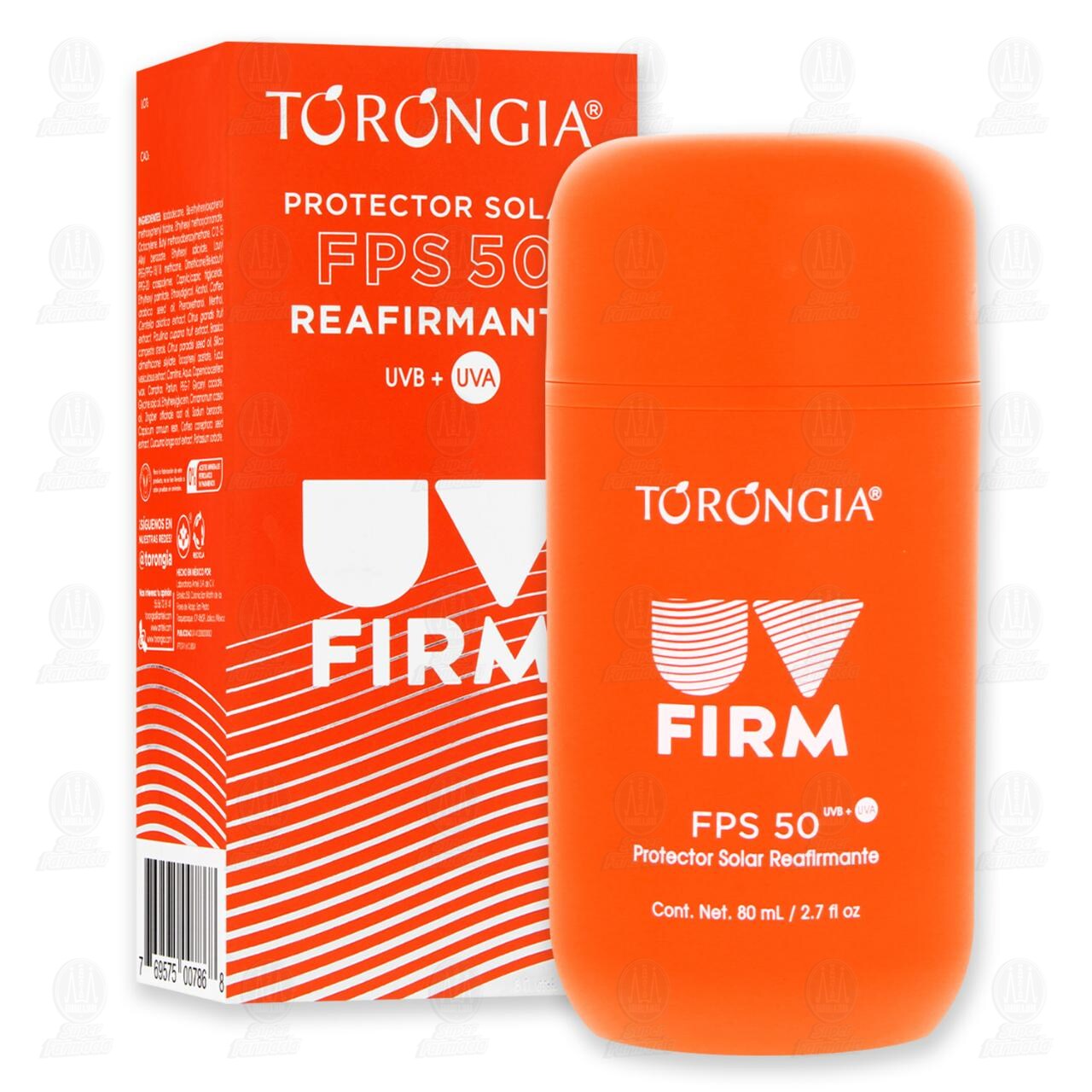 Protector Solar Torongia FPS 50 Reafirmante, 80 ml. image number 3