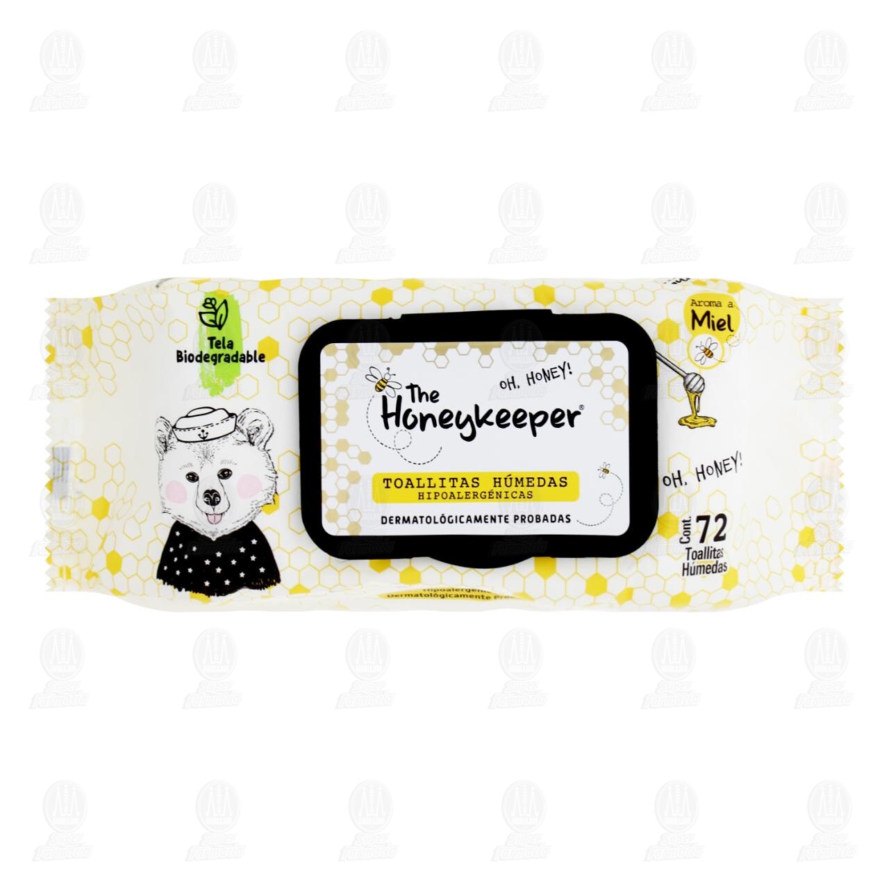 Toallitas H&uacute;medas The Honeykeeper Aroma a Miel, 72 pzas. image number 0