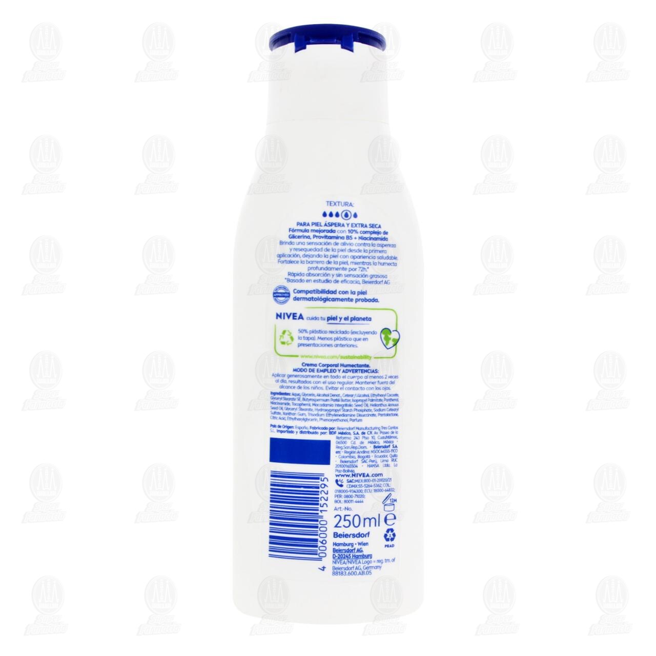 Nivea Crema Corporal Regeneraci&oacute;n Intensiva, 250 ml. image number 2