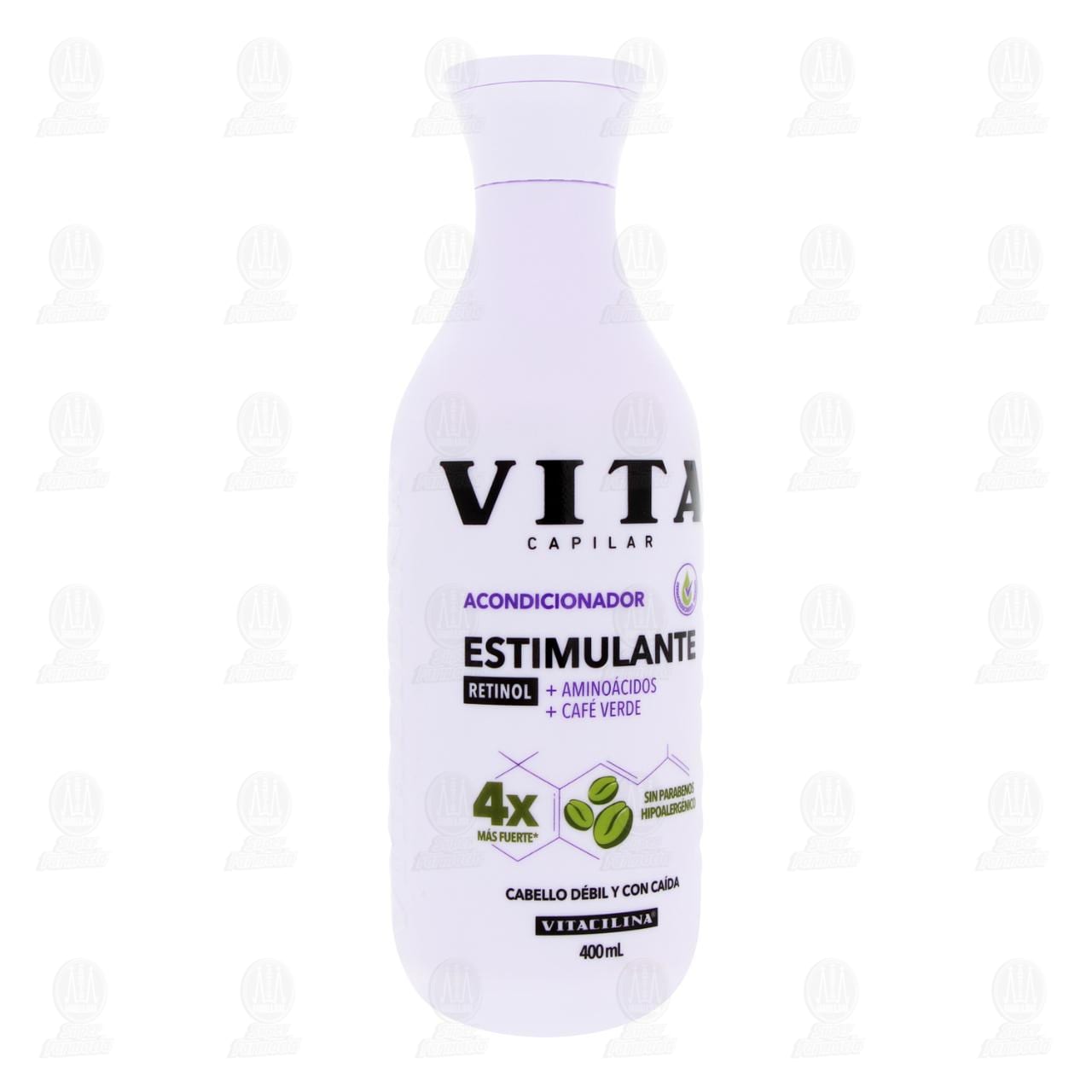 Imagen para Vitacilina Acondicionador Capilar Estimulante Retinol Cabello Débil y con Caída, 400 ml.