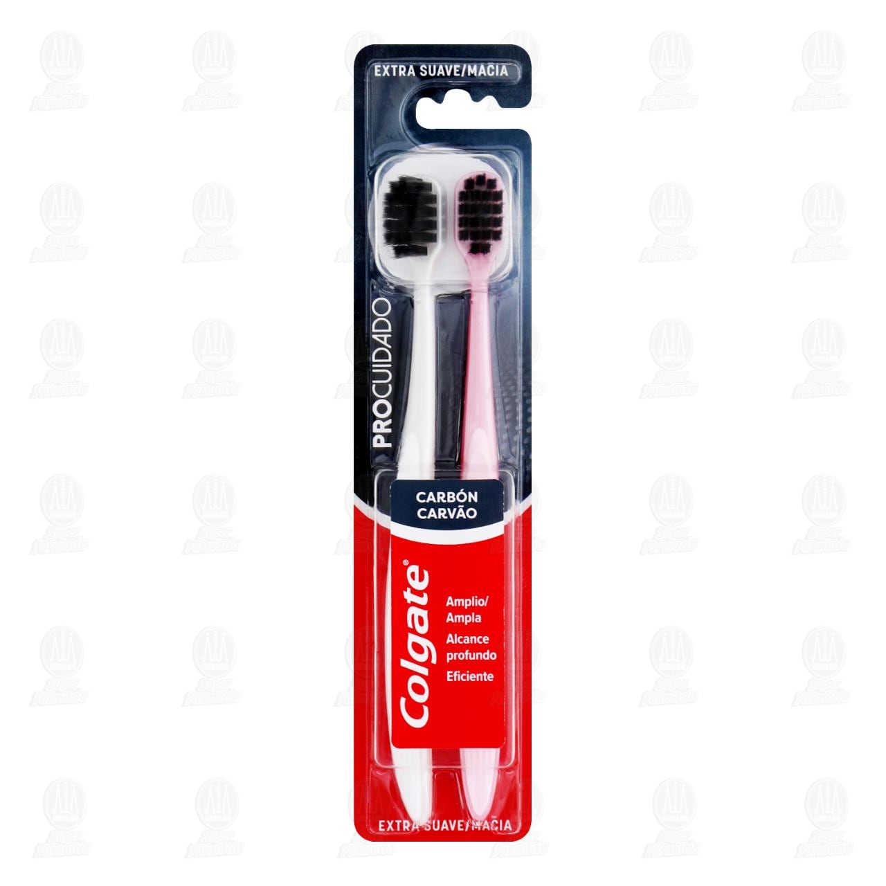 Imagen para Cepillo de Dientes Colgate Carbón Pro Cuidado Extra Suave, 2 pzas.