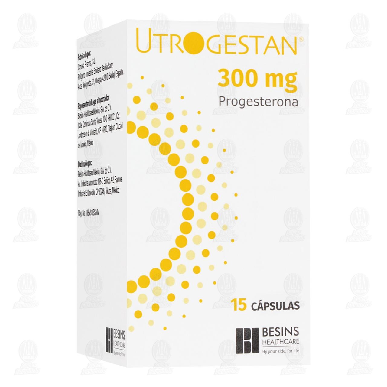 Utrogestan 300 mg, 15 C&aacute;psulas. image number 0