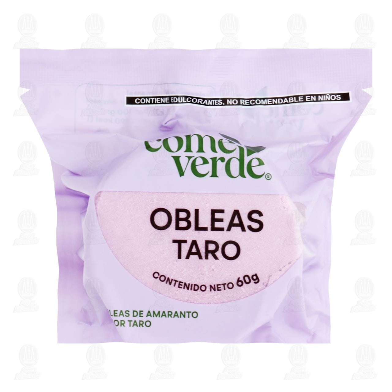 Imagen para Obleas Come Verde Sabor Taro, 60 gr.