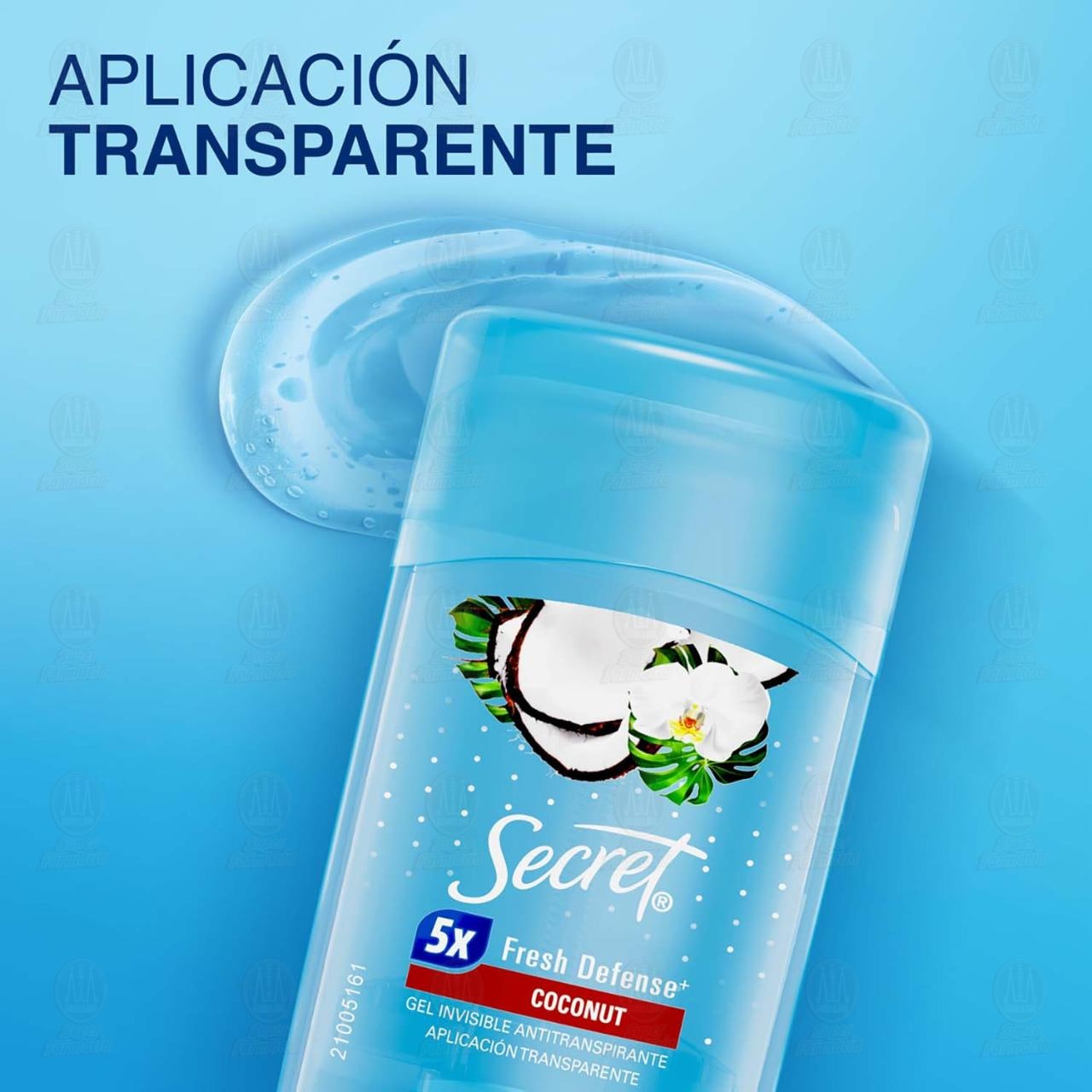 Pack Antitranspirante Secret Coconut de 45 gr, 2 pzas. image number 3