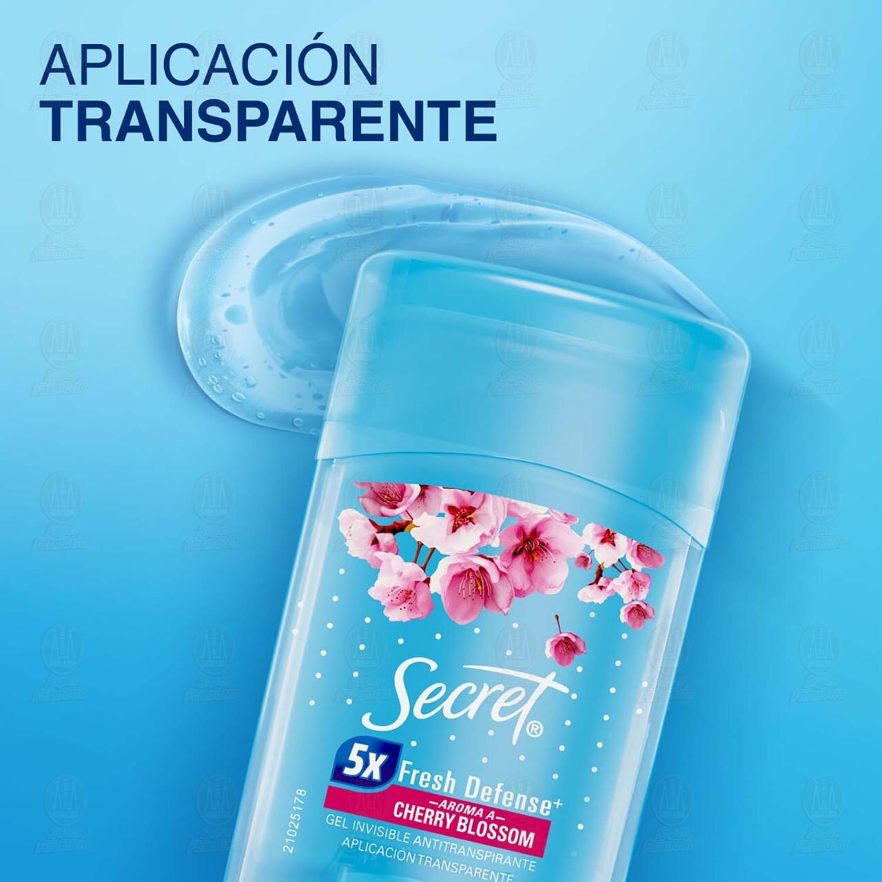 Antitranspirante Secret Fresh Defense Aroma Cherry Blossom en Gel, 45 gr. image number 4