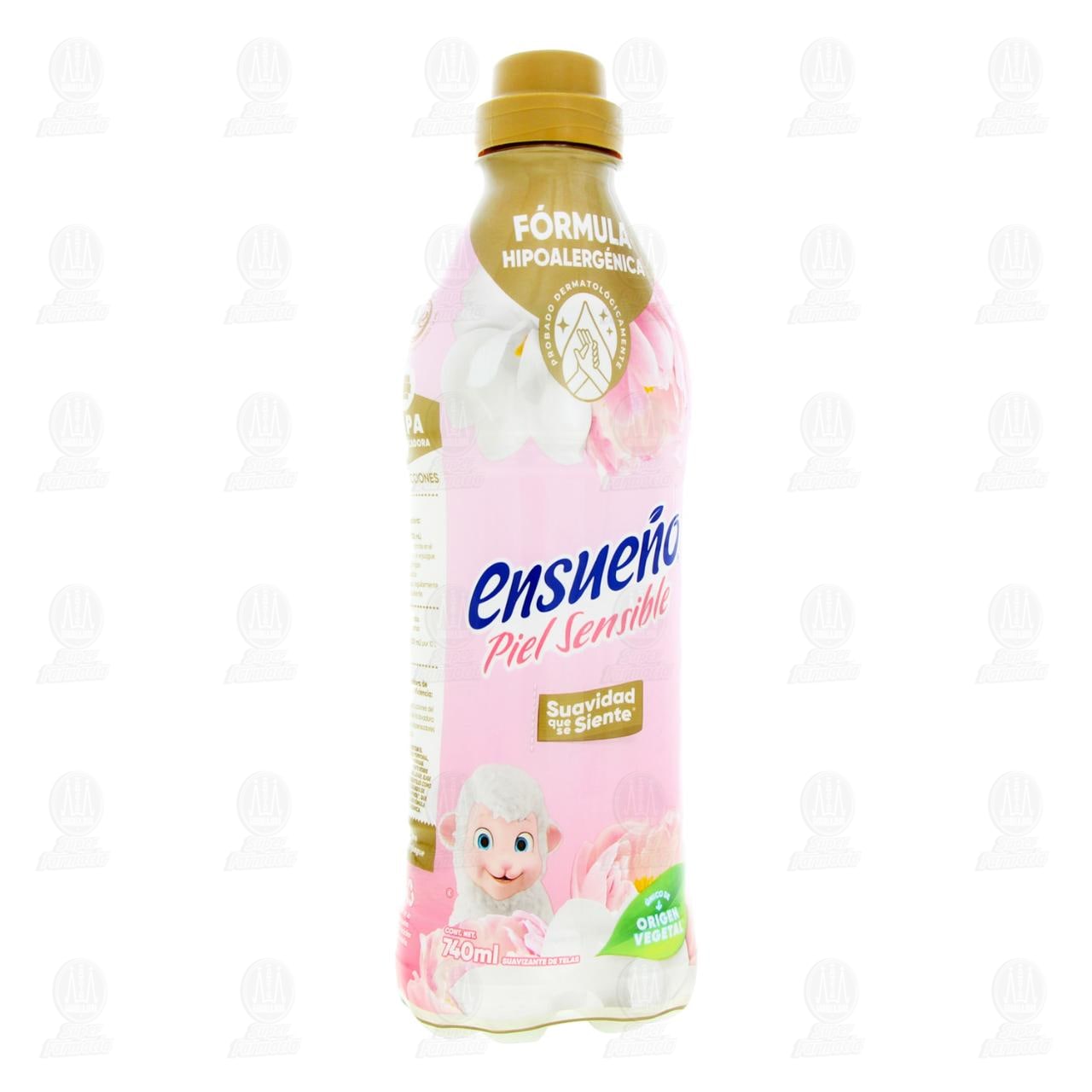 Imagen para Suavizante de Telas Ensueño Piel Sensible, 740 ml.