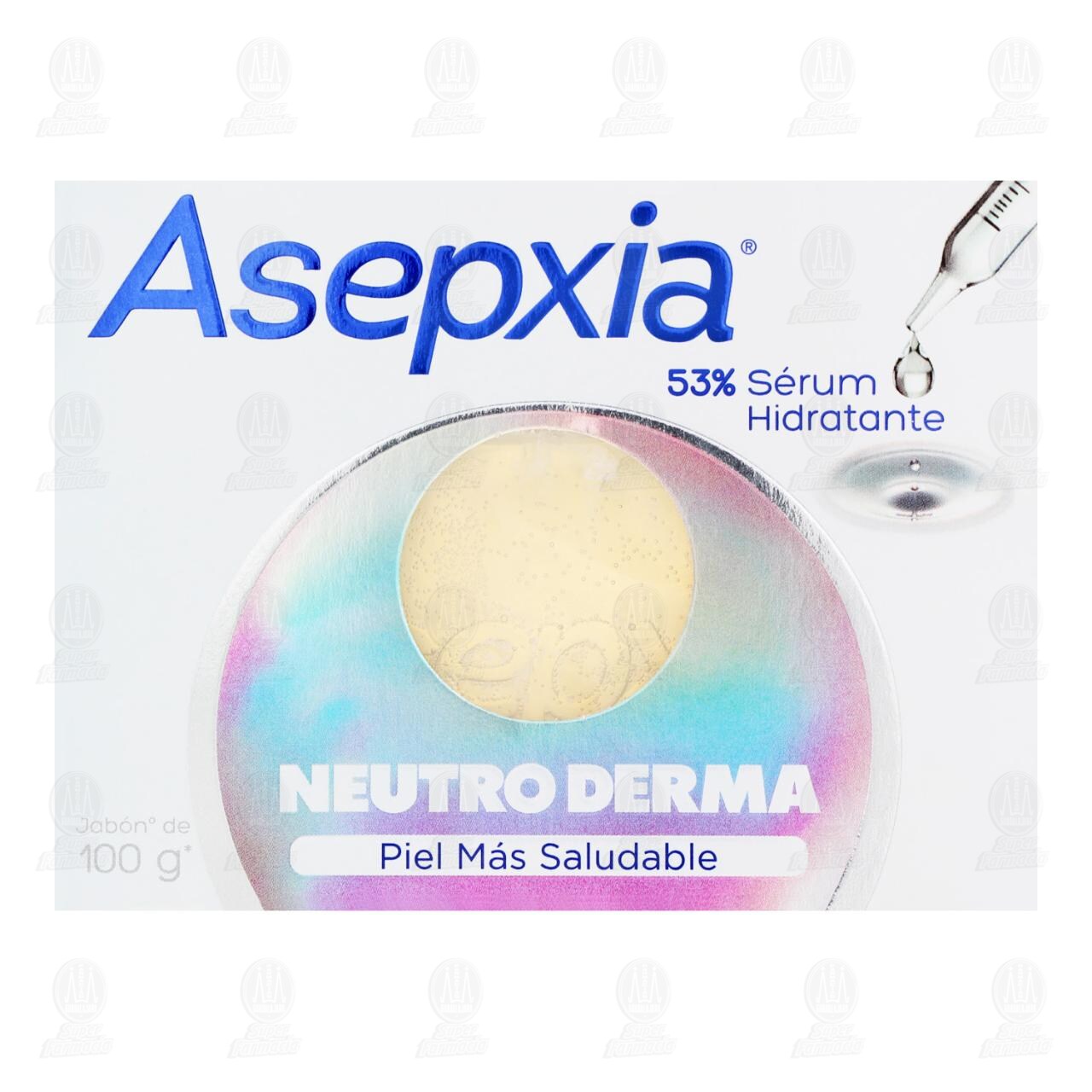 Jabón Asepxia Neutro Derma en Barra, 100 gr. image number 1