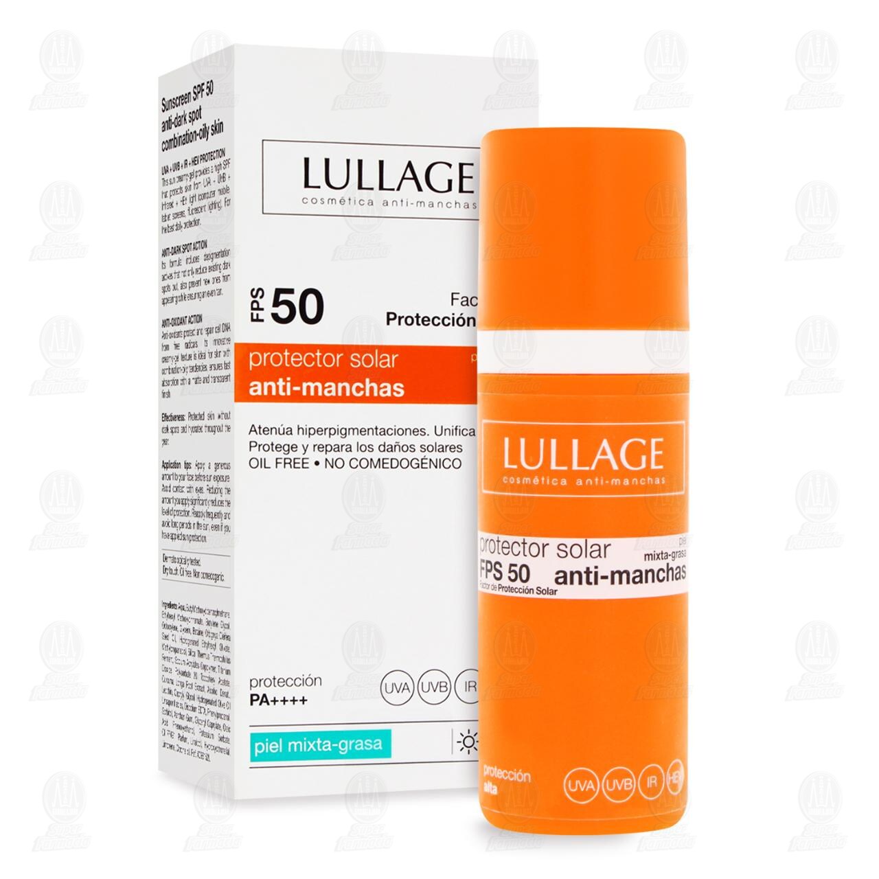 Protector Solar Lullage Anti-Manchas FPS 50, 50 ml. image number 3