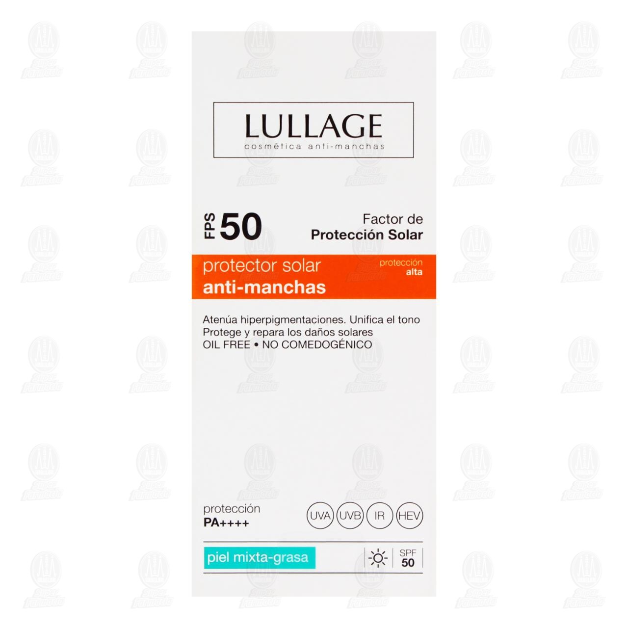 Protector Solar Lullage Anti-Manchas FPS 50, 50 ml. image number 1