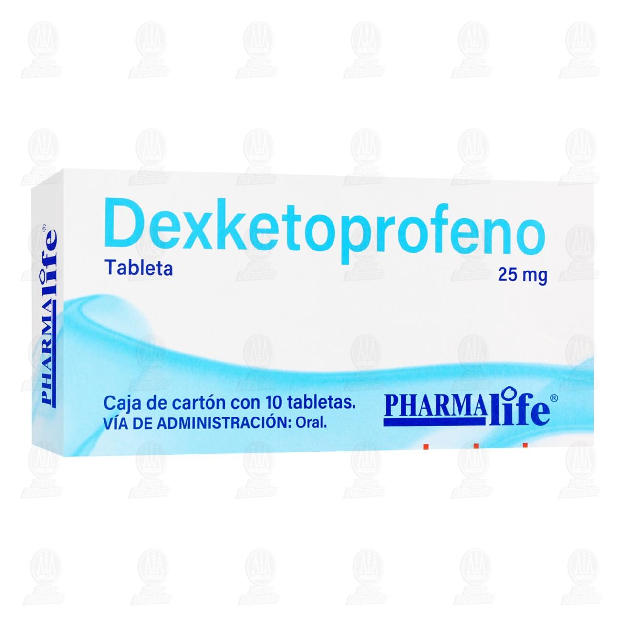 Dexketoprofeno 25 mg, 10 Tabletas Pharmalife.