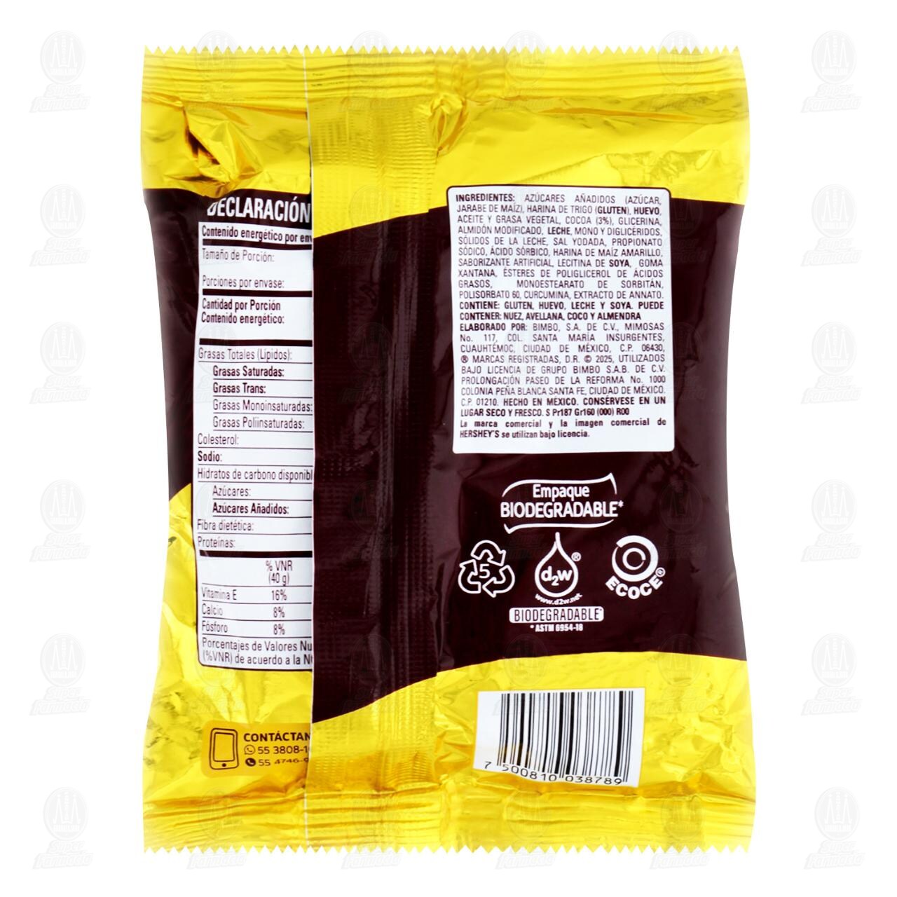 Mantechox Bimbo con Hersheys, 160 gr. image number 1