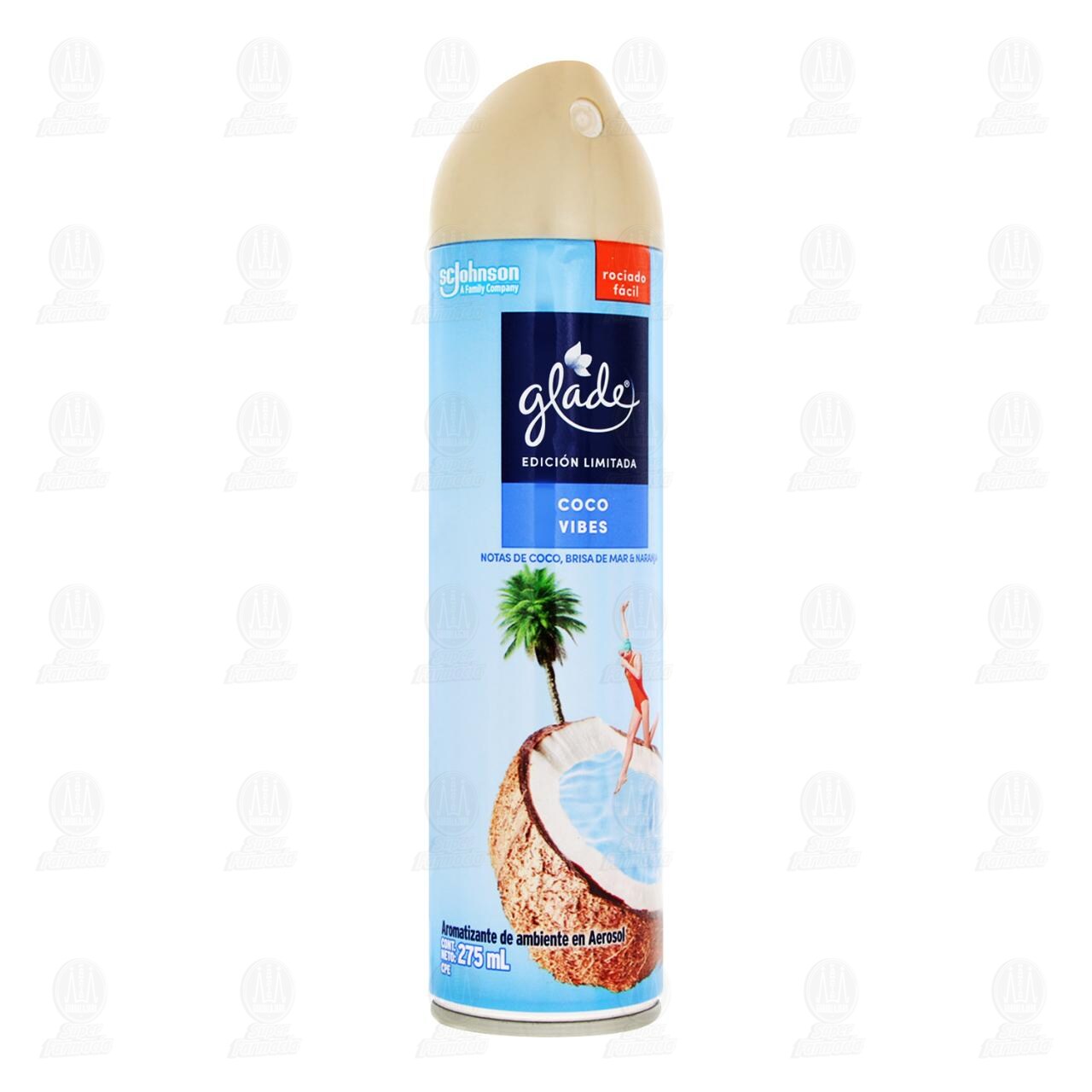 Aromatizante Glade Coco Vibes en Aerosol, 275 ml. image number 0