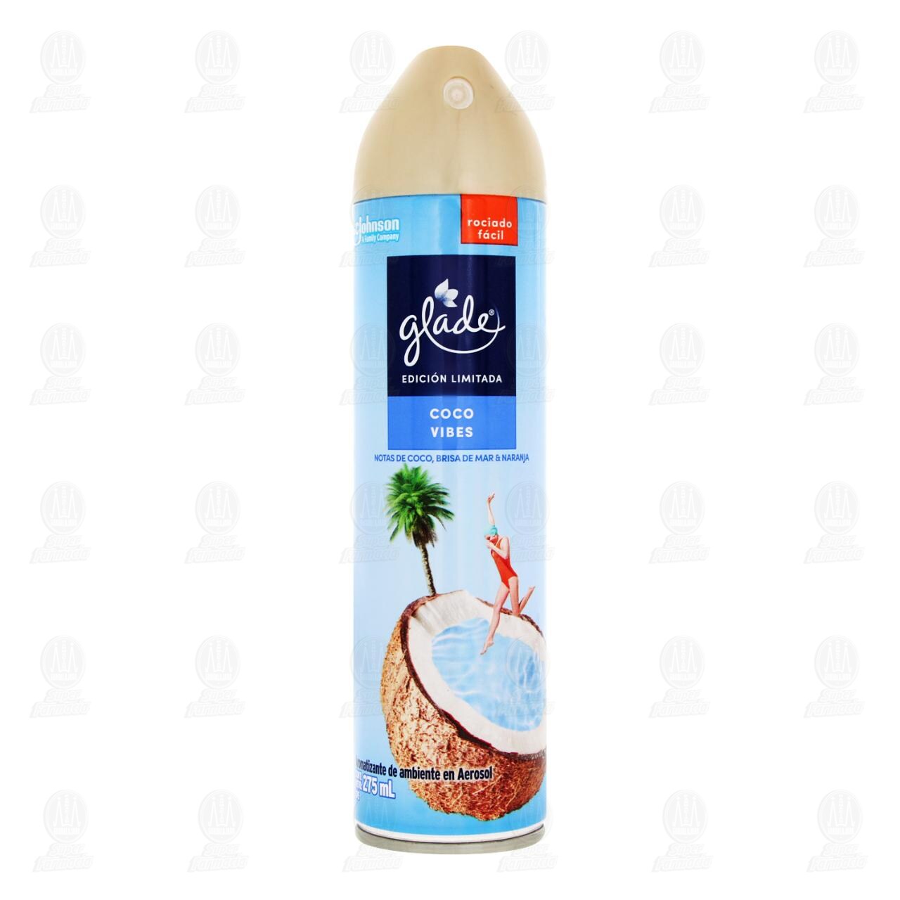 Aromatizante Glade Coco Vibes en Aerosol, 275 ml. image number 1