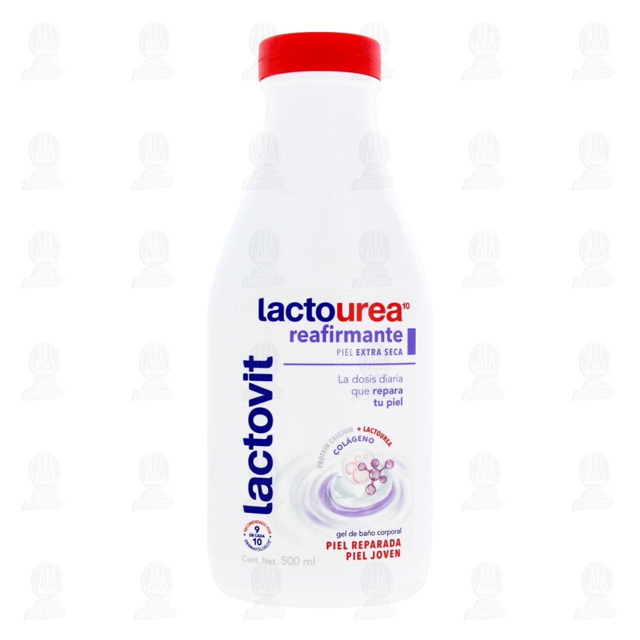Gel de Ba&ntilde;o Corporal Lactovit Lactourea Reafirmante, 500 ml. image number 1