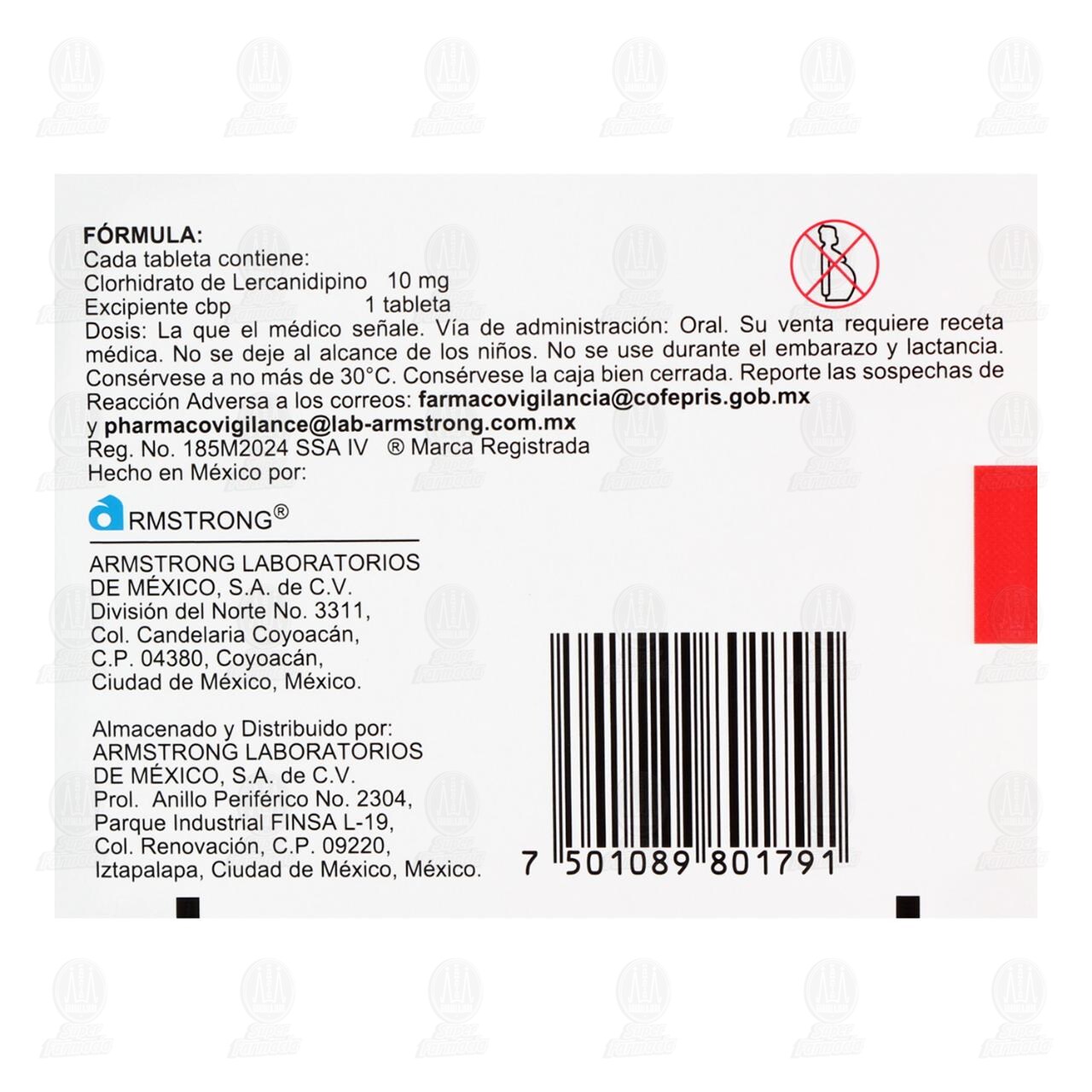 Remansil 10 mg, 30 Tabletas. image number 2