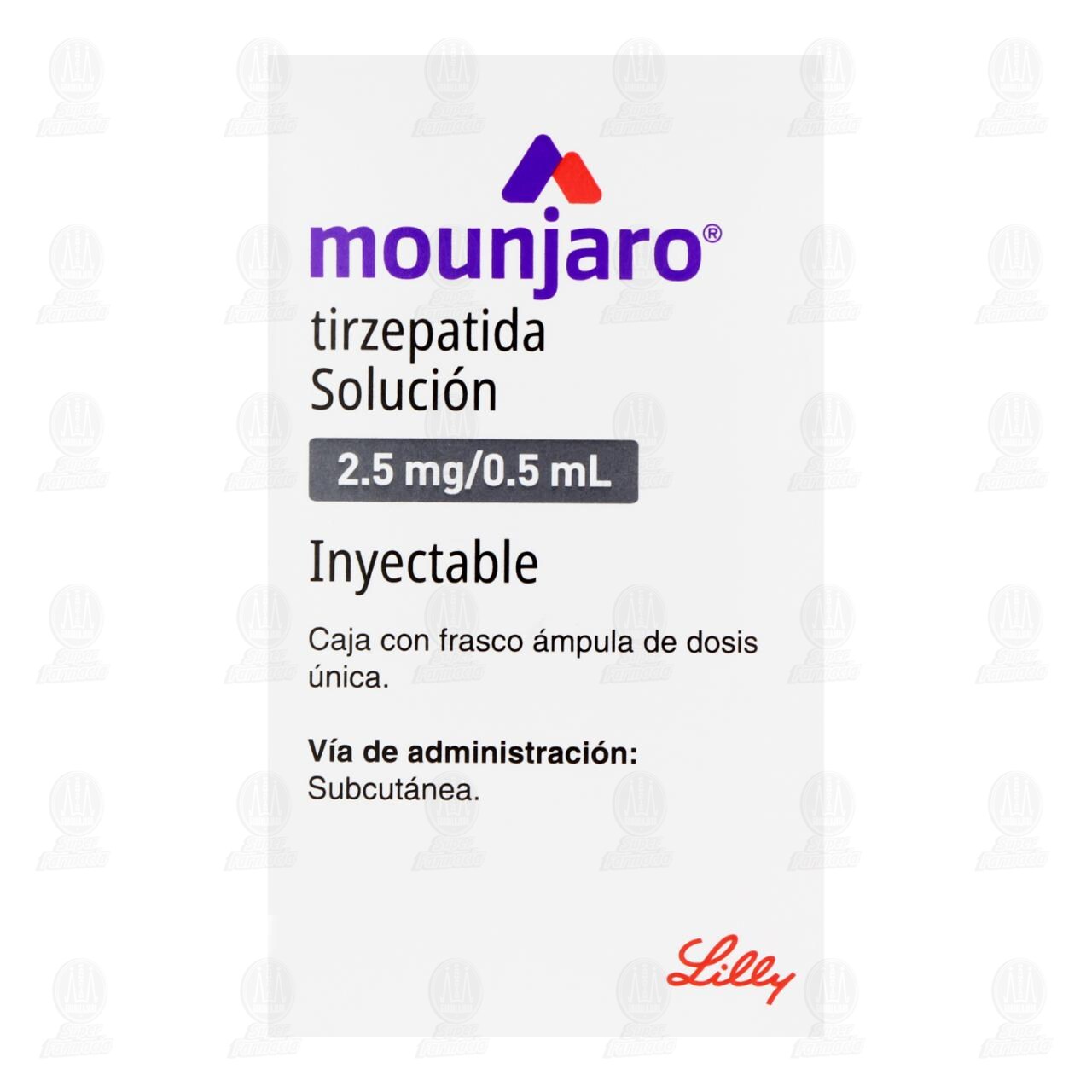 Mounjaro 2.5mg/0.5ml Solución Inyectable, Frasco ámpula de dosis única. image number 1