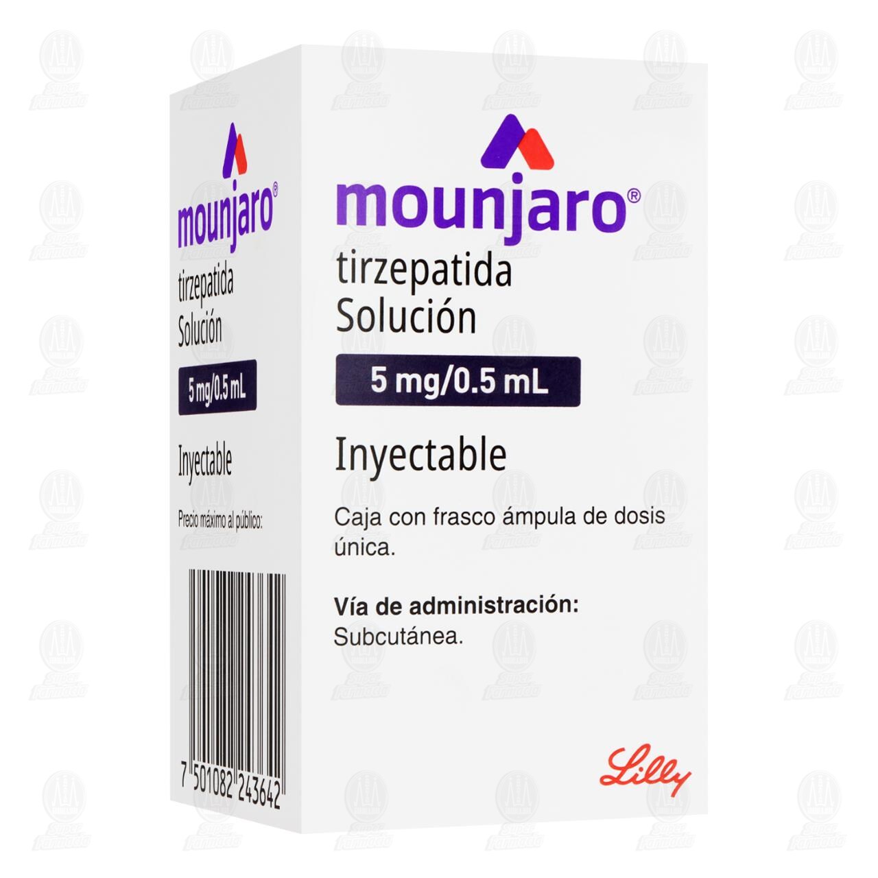 Mounjaro 5mg/0.5ml Solución Inyectable, Frasco ámpula de dosis única. image number 0
